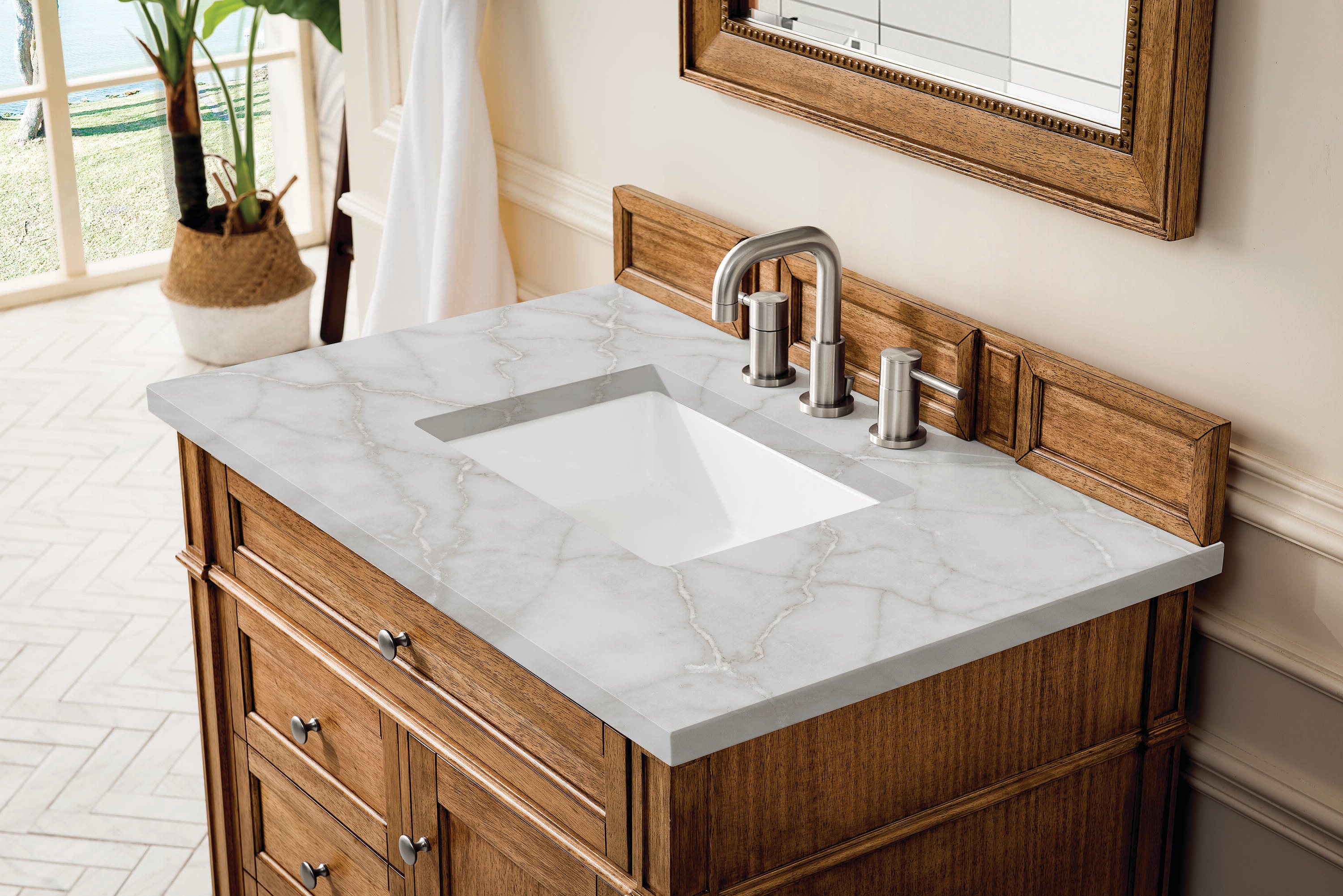 James Martin Vanities 650-V36-SBR-3VSL Bath-Vanity-Combo - View #5