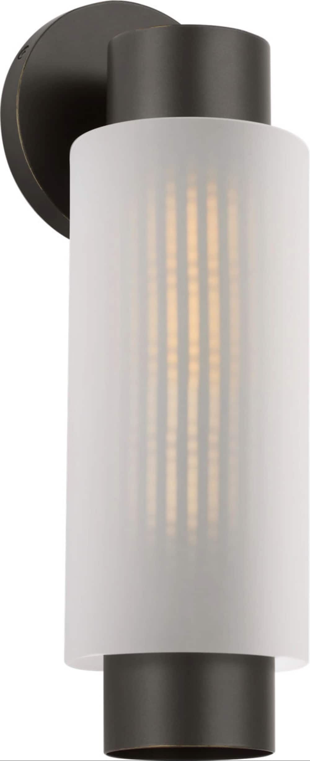 Scott Living Drew and Jonathan Ridge 15" Dimmable Outdoor Wall Light in Antique Bronze