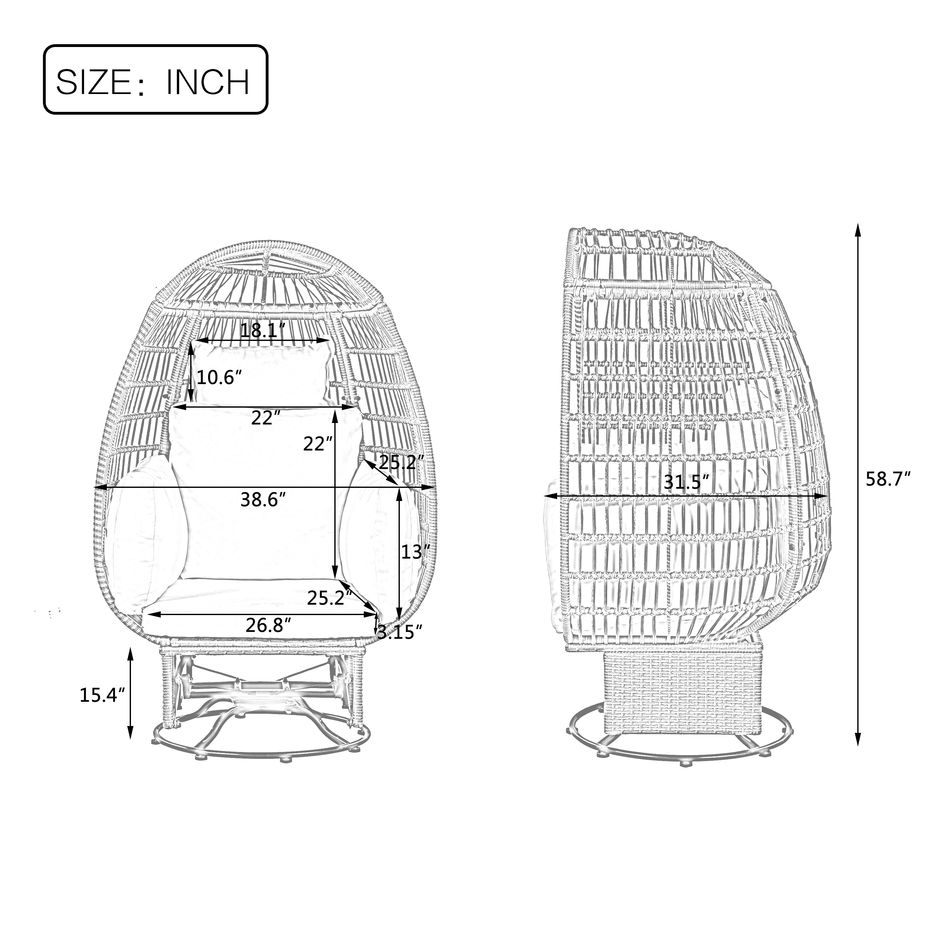 Bayfeve BFTM-105K-PC Patio-Chairs - View #13