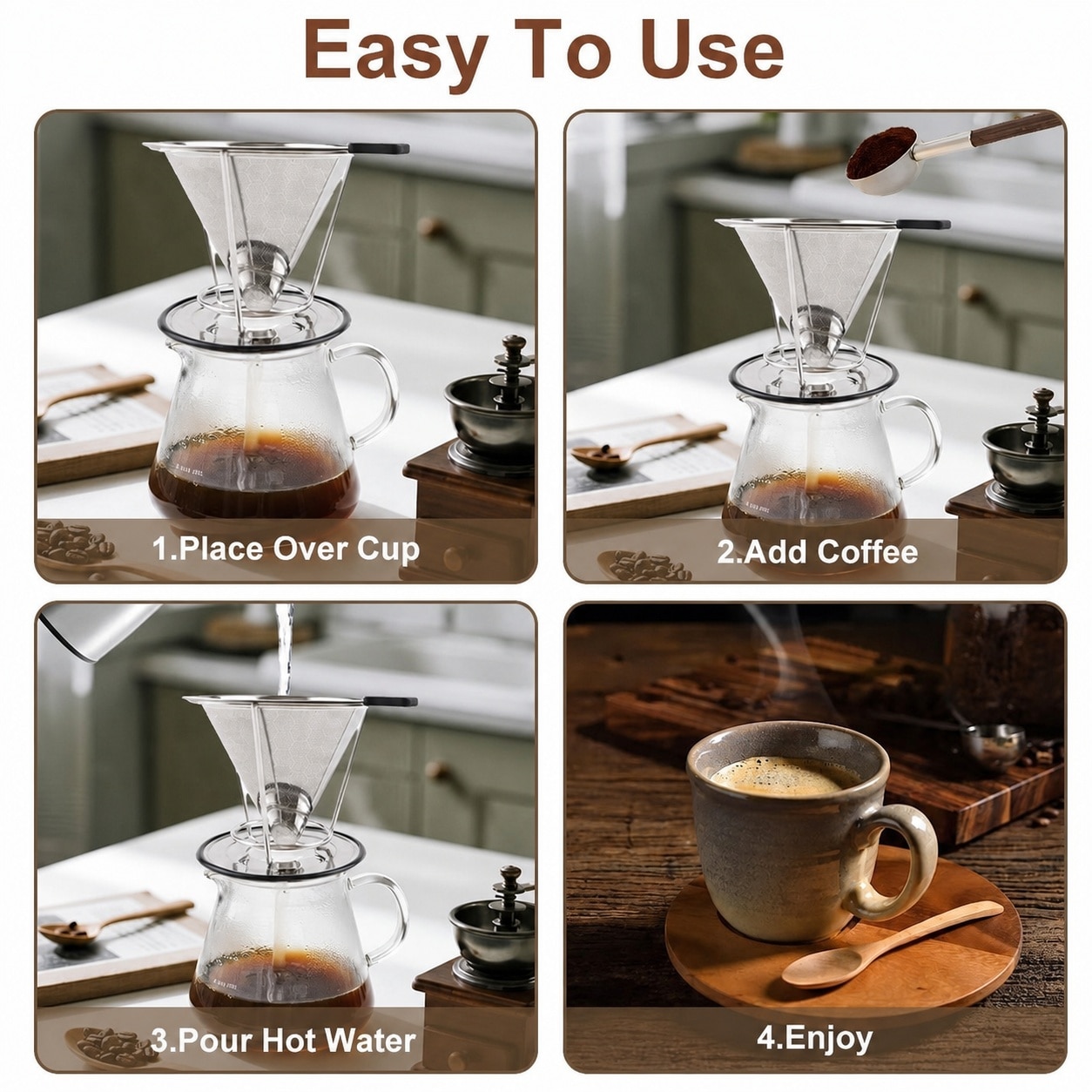 Aoibox LABB7E3Q Coffee-Maker-Access-Supplies - View #5