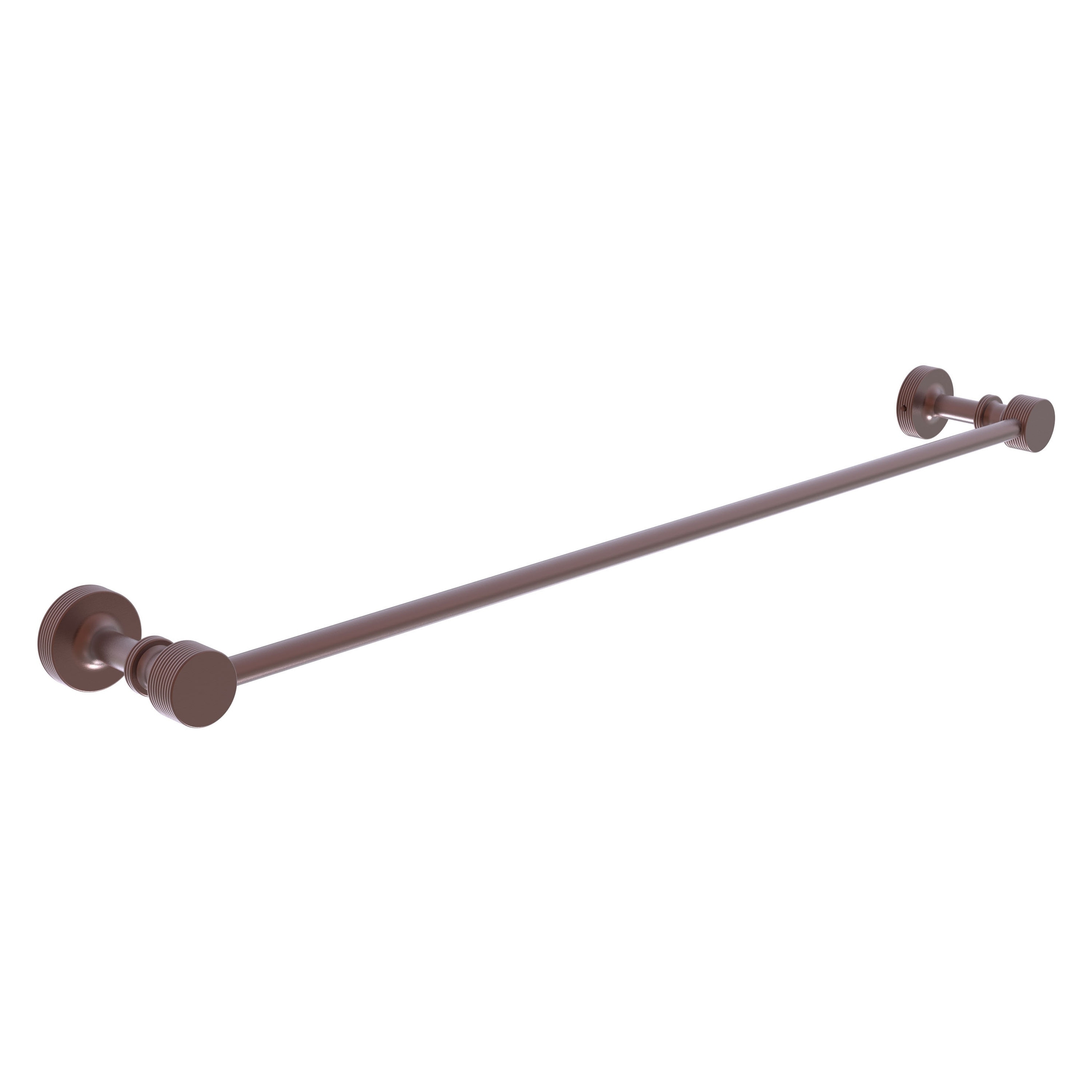 Allied Brass FT-21/36-CA Foxtrot 36-in Antique Copper Wall mount Single Towel Bar