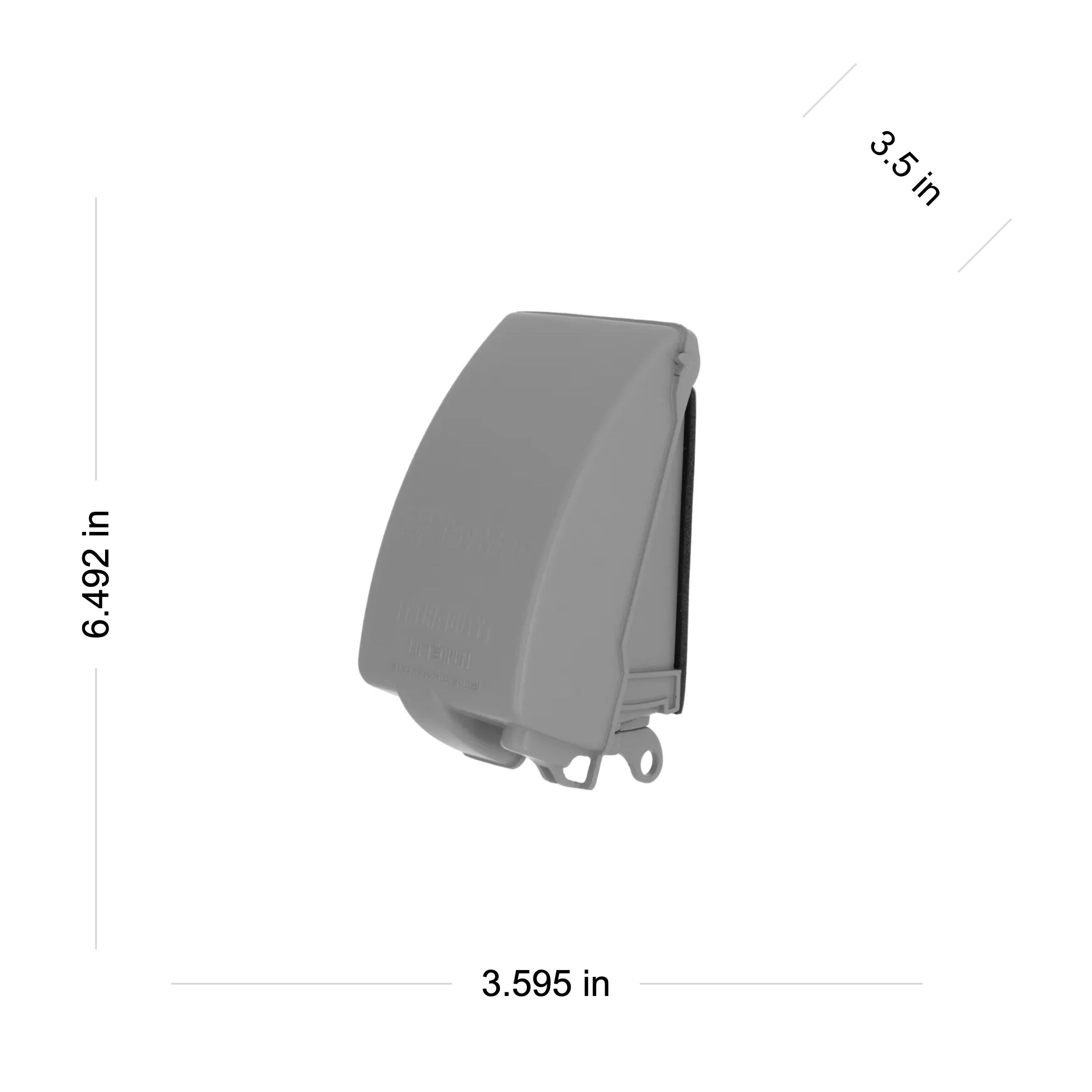 Hubbell MX4280S Electrical-Box-Covers - View #4