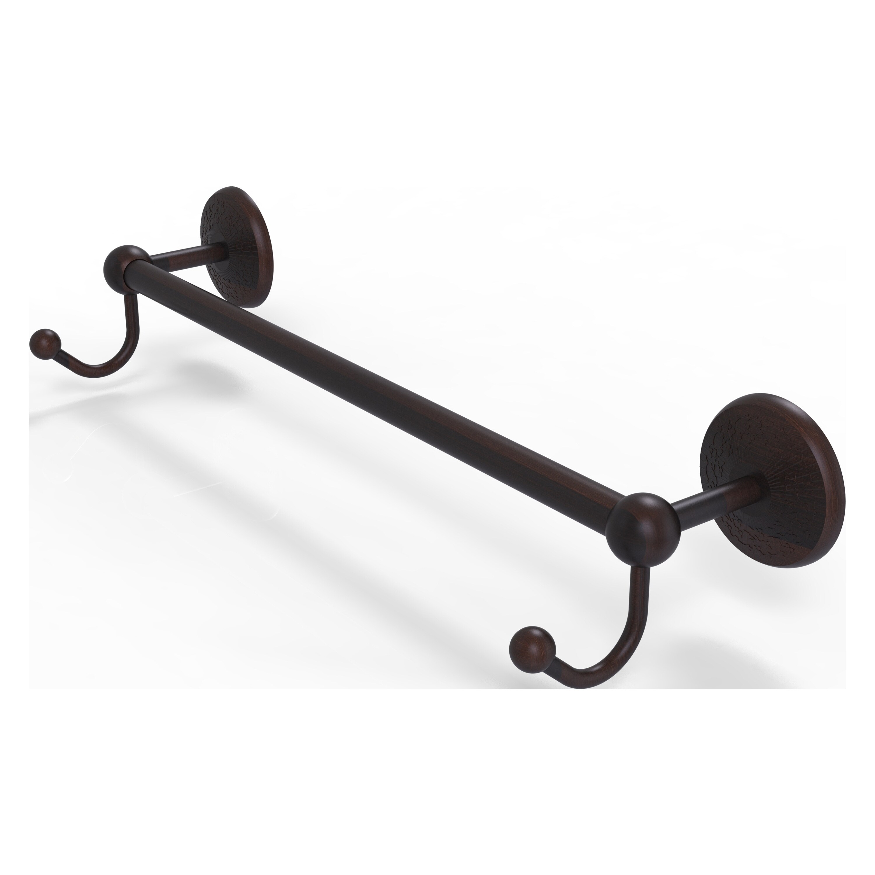 Allied Brass PMC-41-30-HK-VB Prestige Monte Carlo 30-in Venetian Bronze Wall mount Single Towel Bar
