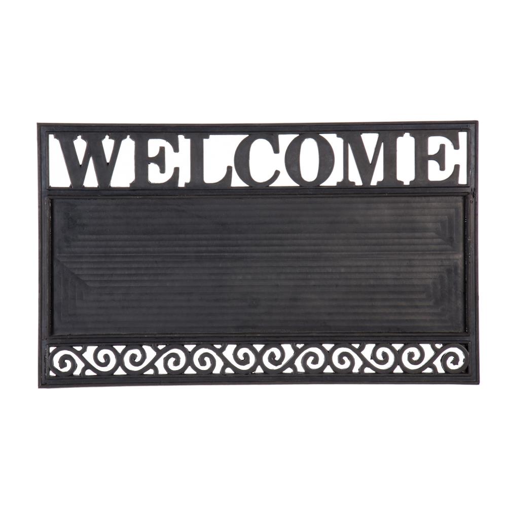 Black Ornate Welcome Doormat, Hobby Lobby