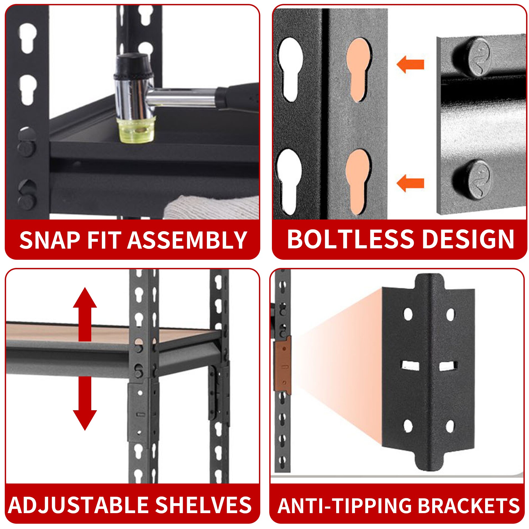 ToolCat PLP1-32-BHH Free-Standing-Shelving - View #2
