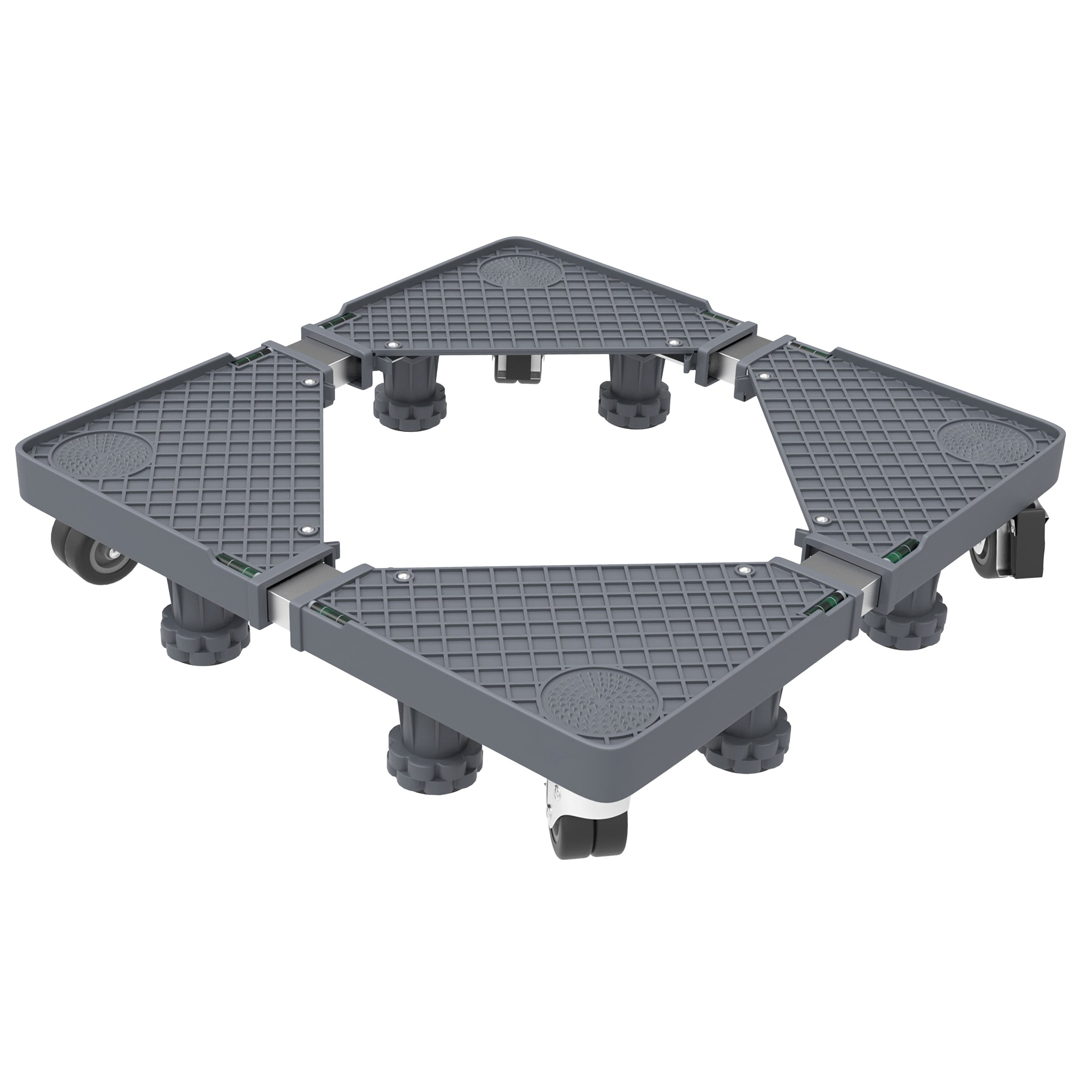 Fleming Supply 425333XZB 1100-lb Capacity 8 -Wheel Purple Steel Furniture dolly