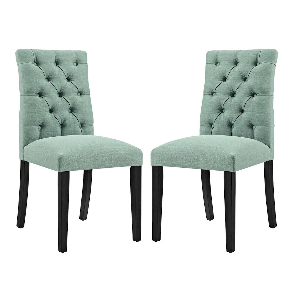 Modway BG3133570 Duchess Fabric Dining Chair Set of 2