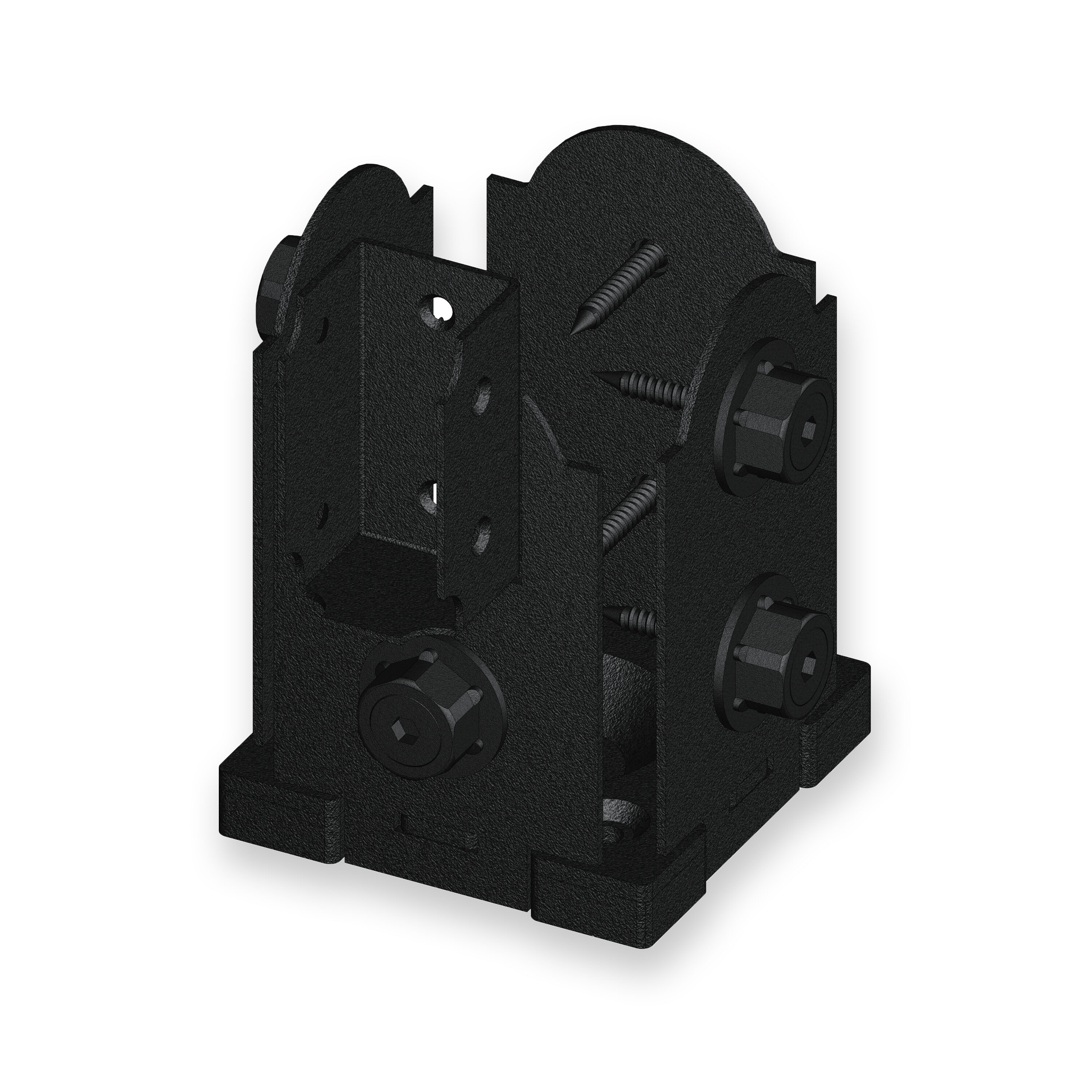 USP OWT56631 4-3/4-in 6-Gauge Powder-coated Steel Wall Tie Wood To Steel