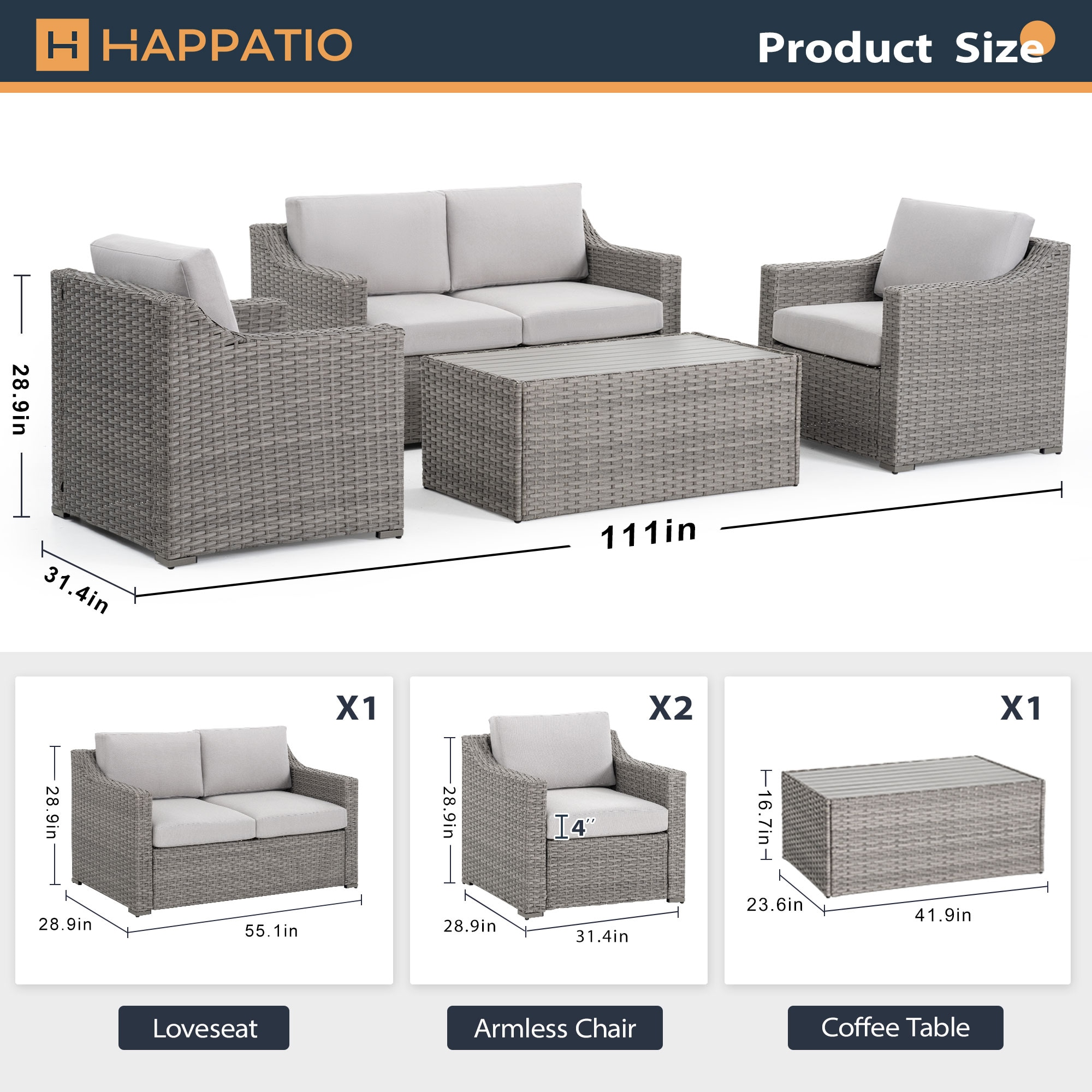  EL-SF4-GB-WL3 Patio-Conversation-Sets - View #5