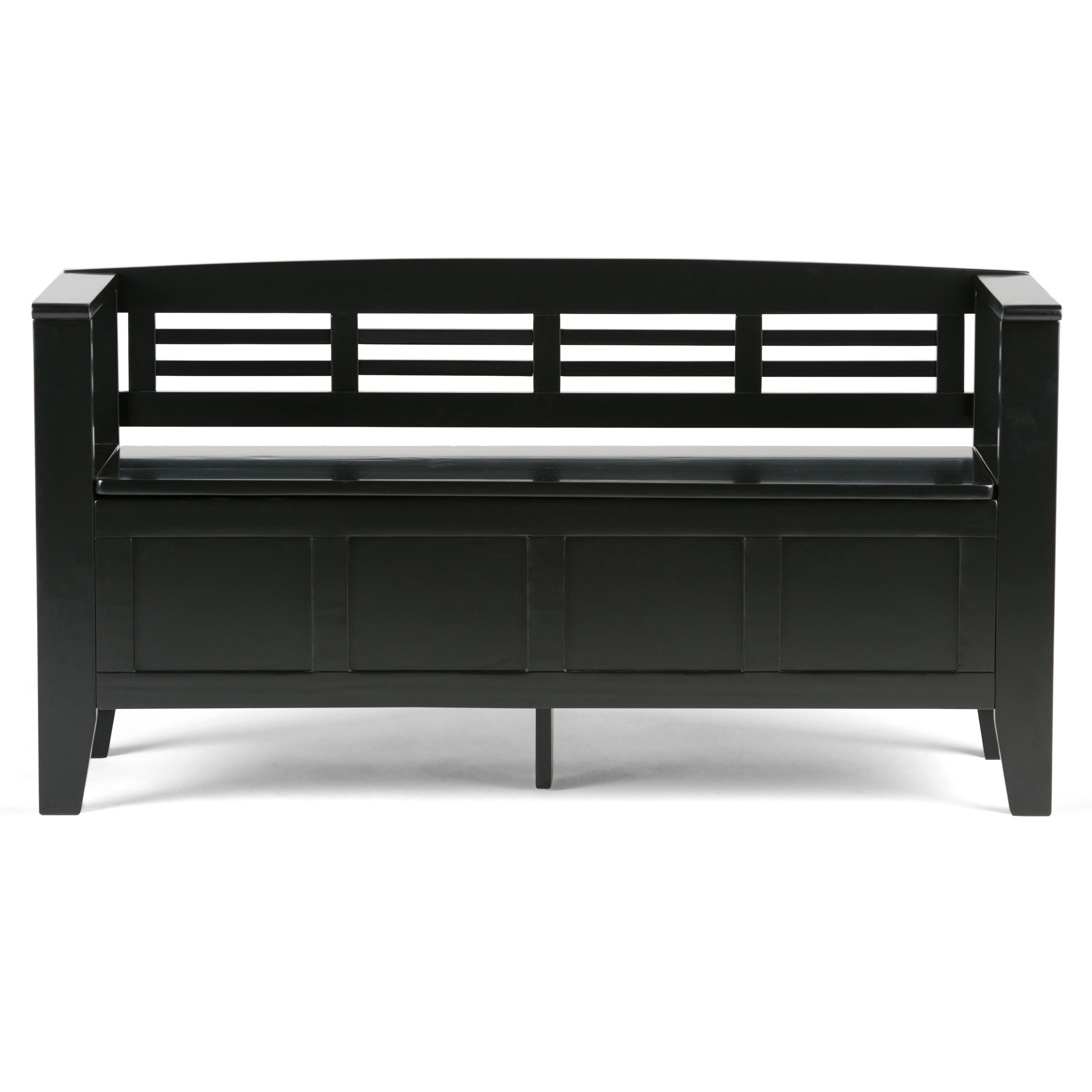 Simpli Home 3AXCADABEN-B bench - View #2