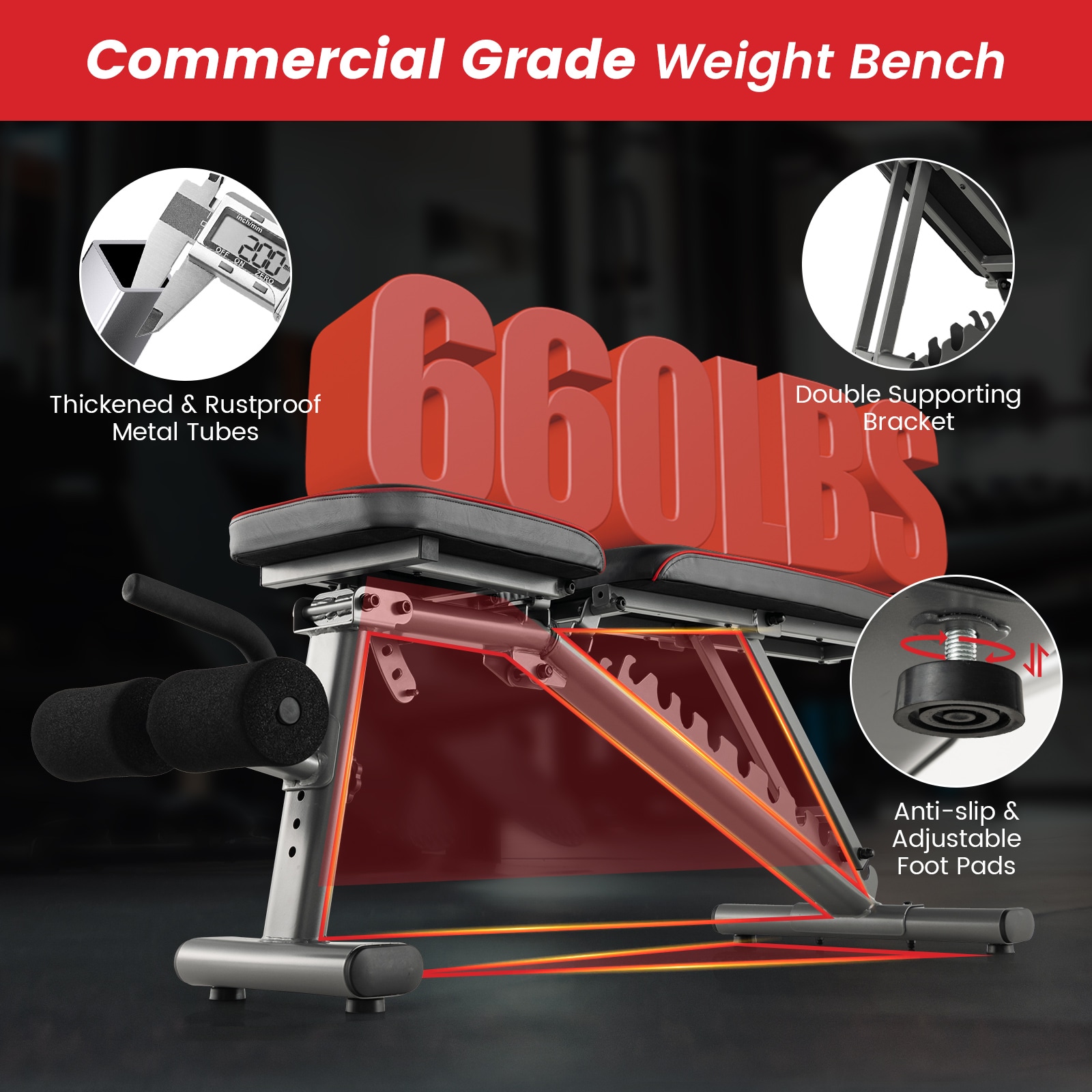 Slickblue D-CO-KD46001HF Weight-Benches - View #4
