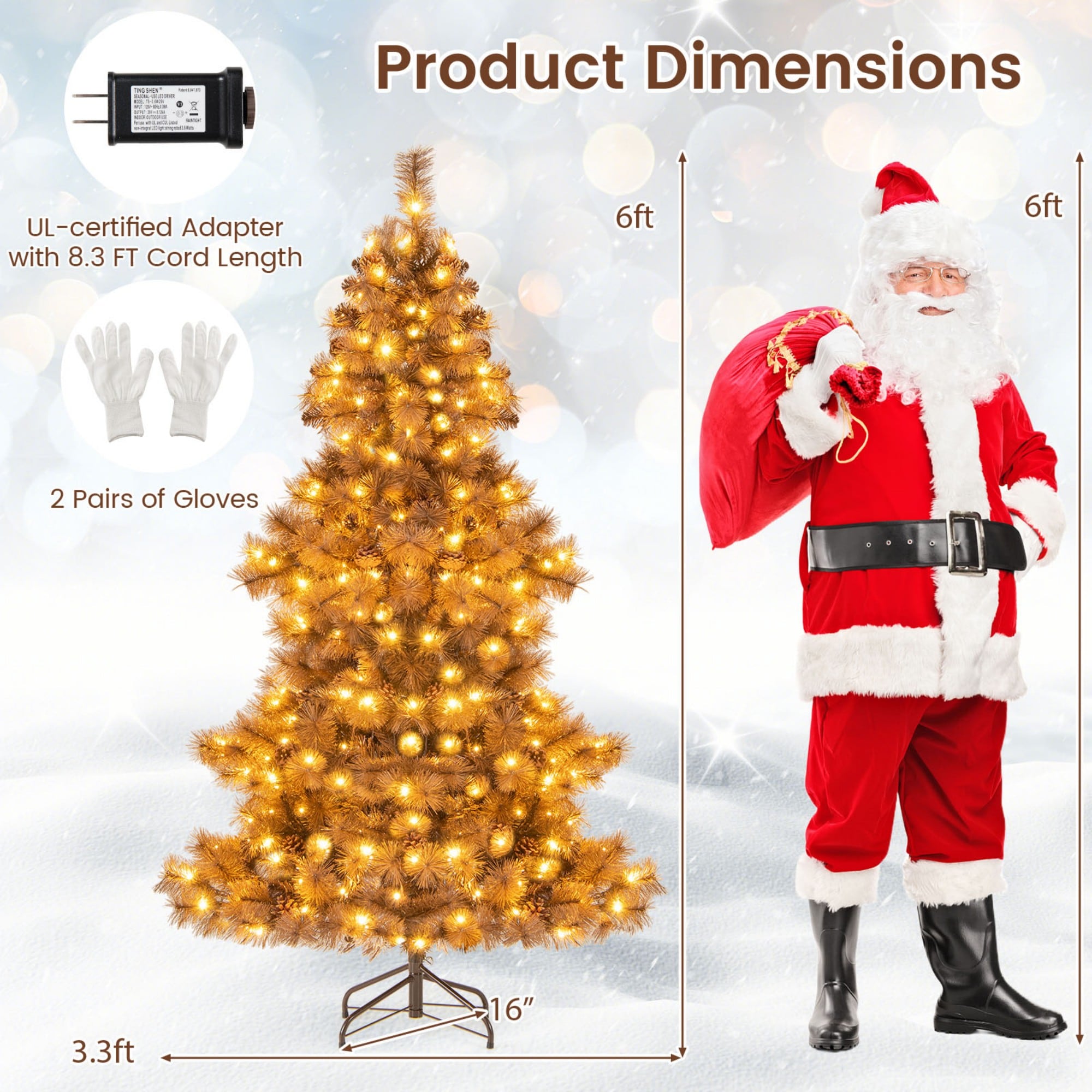 LIVIZA HYZ25278US Artificial-Christmas-Trees - View #2