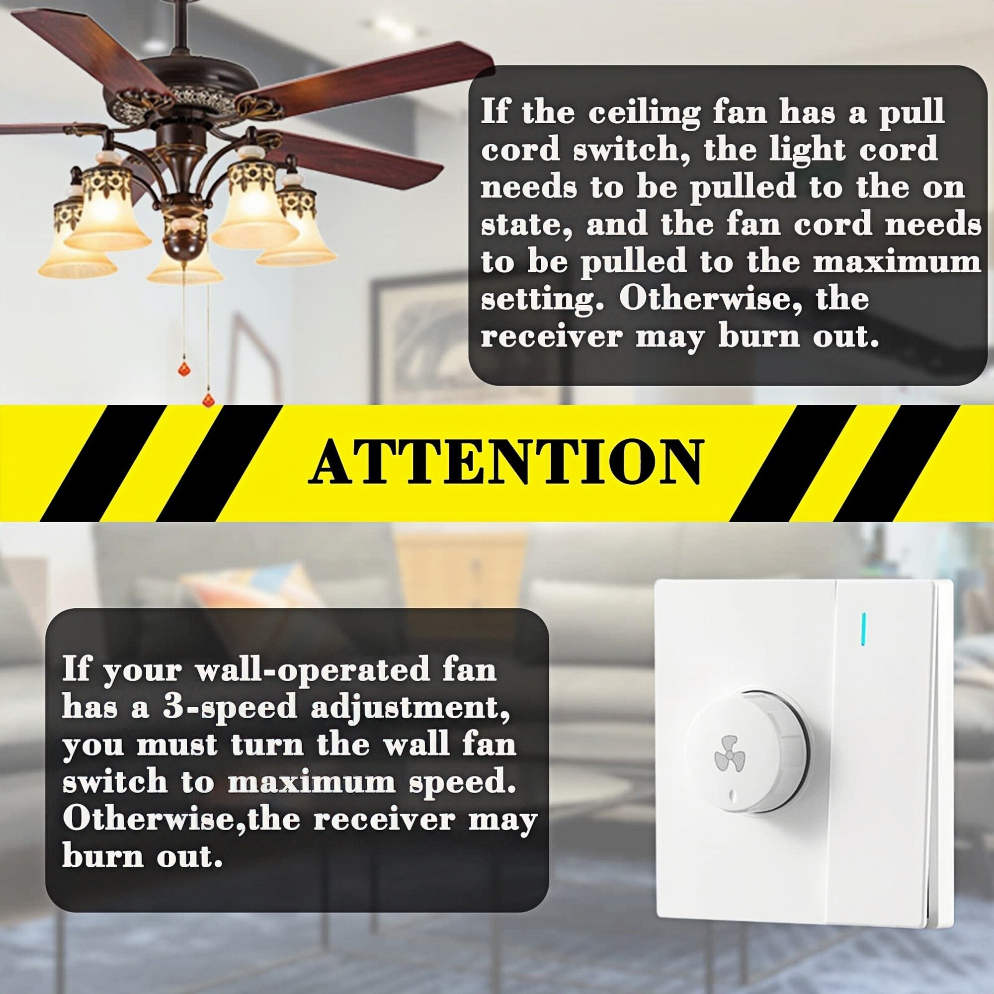 Numhew NHLYNN19526 Ceiling-Fan-Mtg-Hdwr - View #6