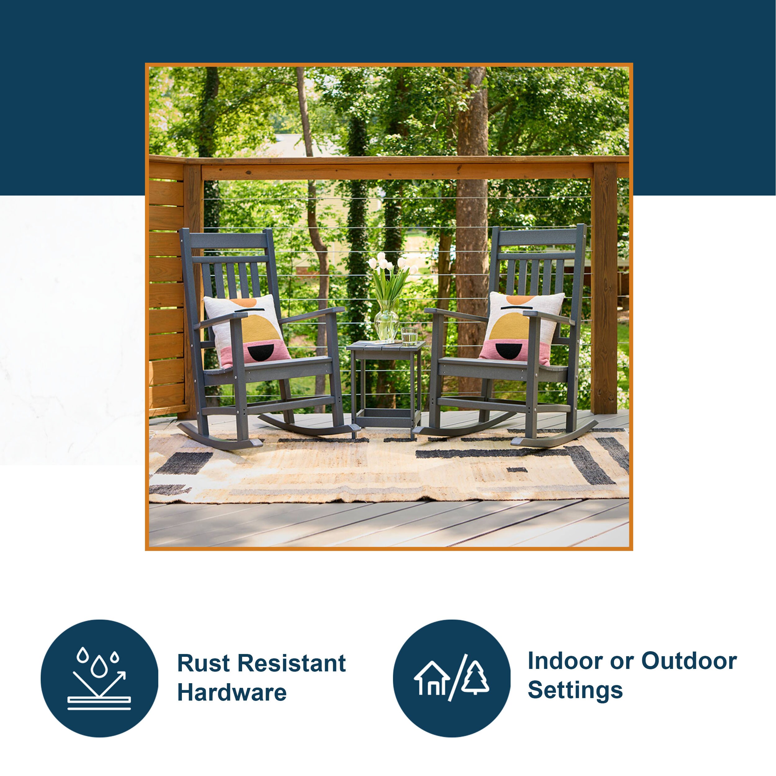Shine Company 7632GY Patio-Chairs - View #10