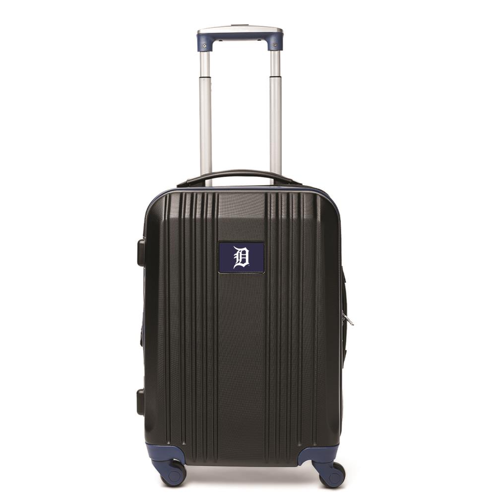 Mojo Licensing MLDEL208_NAVY MLB Detroit Tigers 23.25 x 15.5 x 9.75 Black Polycarbonate Hardshell Carry-on Bag (1-Bag)