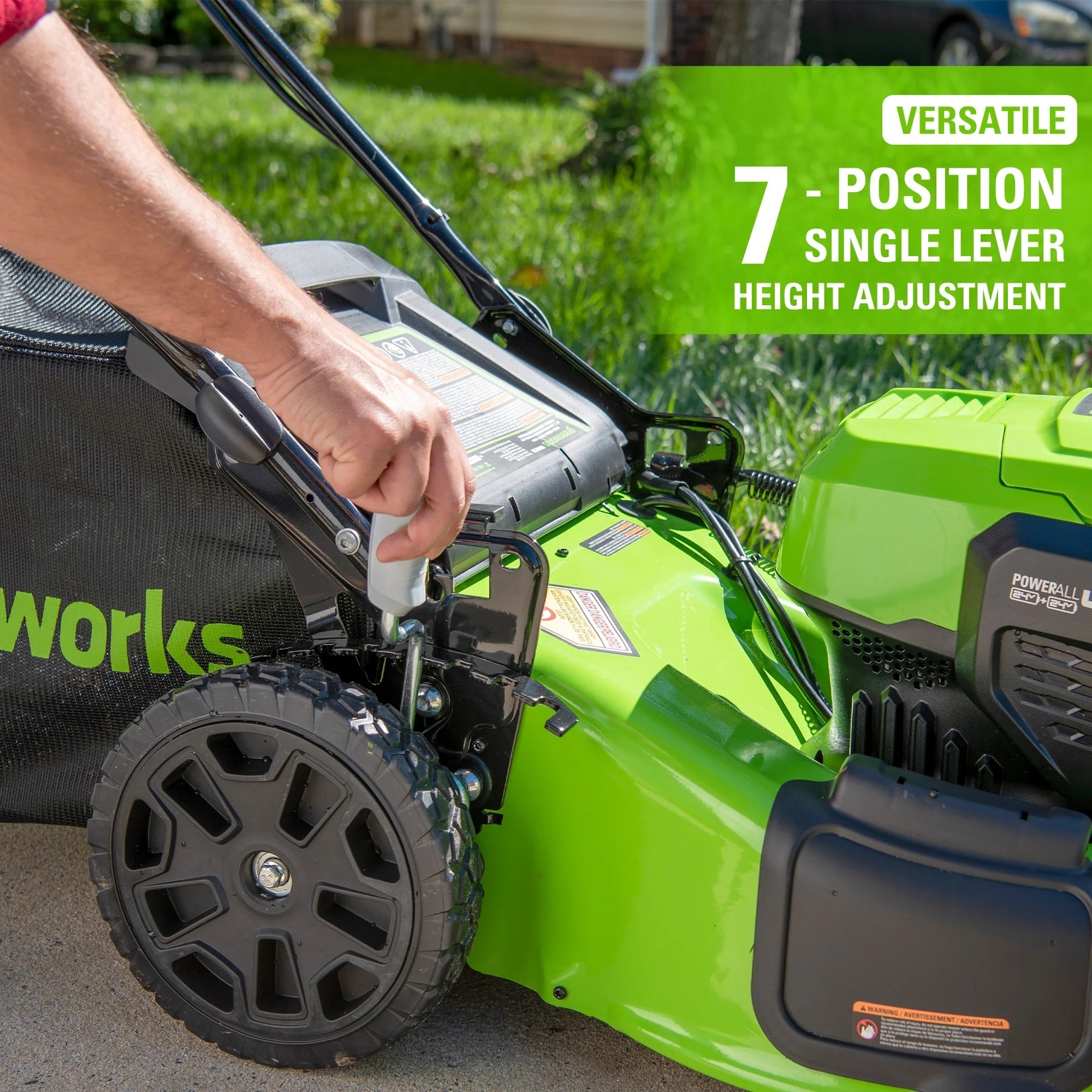 Greenworks MO48L4210 Cordless-Elec-Push-Mowers - View #9