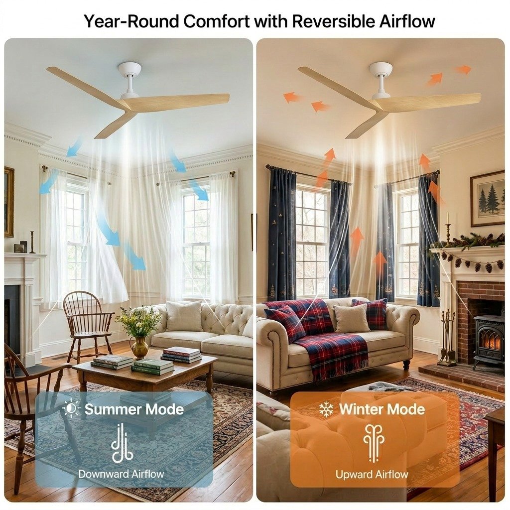 TALOYA TLY-ABS-52-WQ-D-K3 Ceiling-Fans - View #3