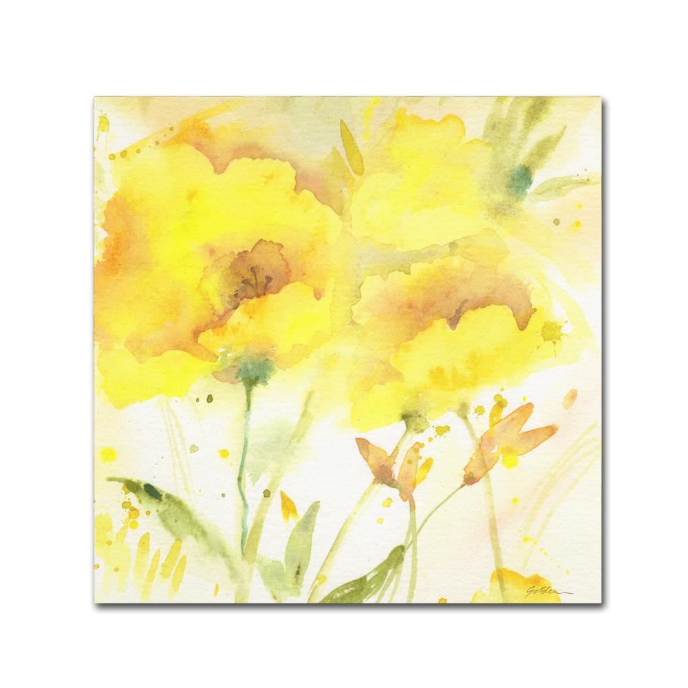Trademark Fine Art SG5774-C1818GG Framed 18-Inches H x 18-Inches W Botanical Canvas Print