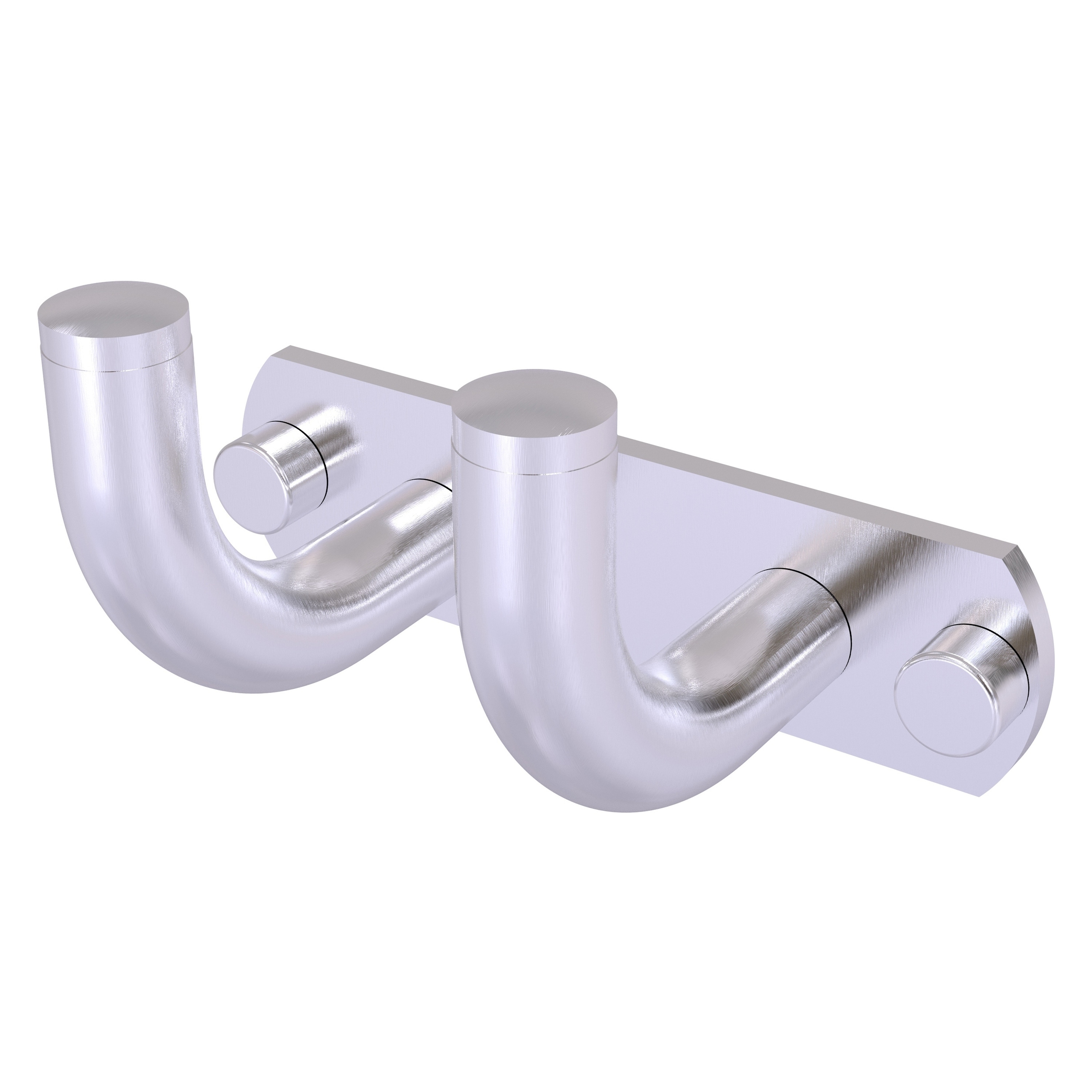 Allied Brass RM-20-2-SCH Remi Satin Chrome Double -Hook Wall mount Towel Hook