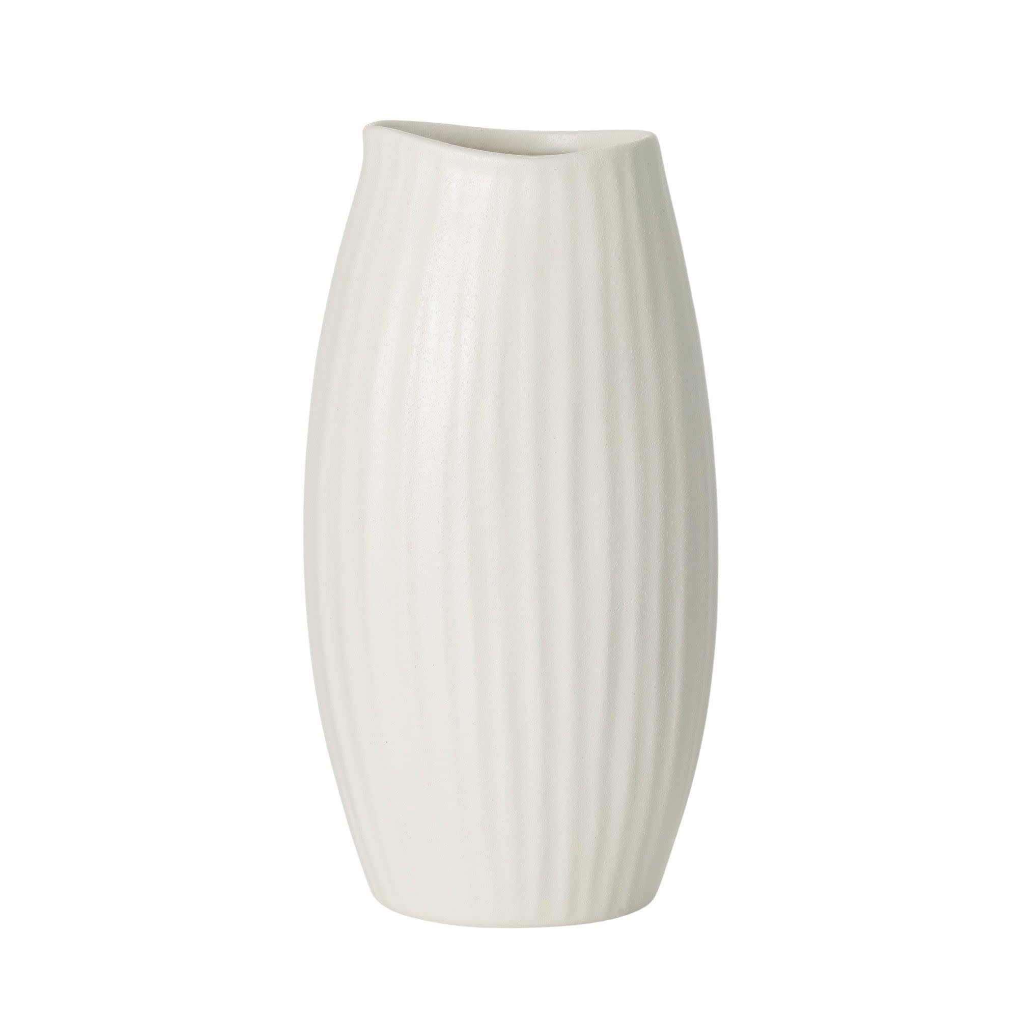 Sullivans CM3115 White Ceramic Modern Vase