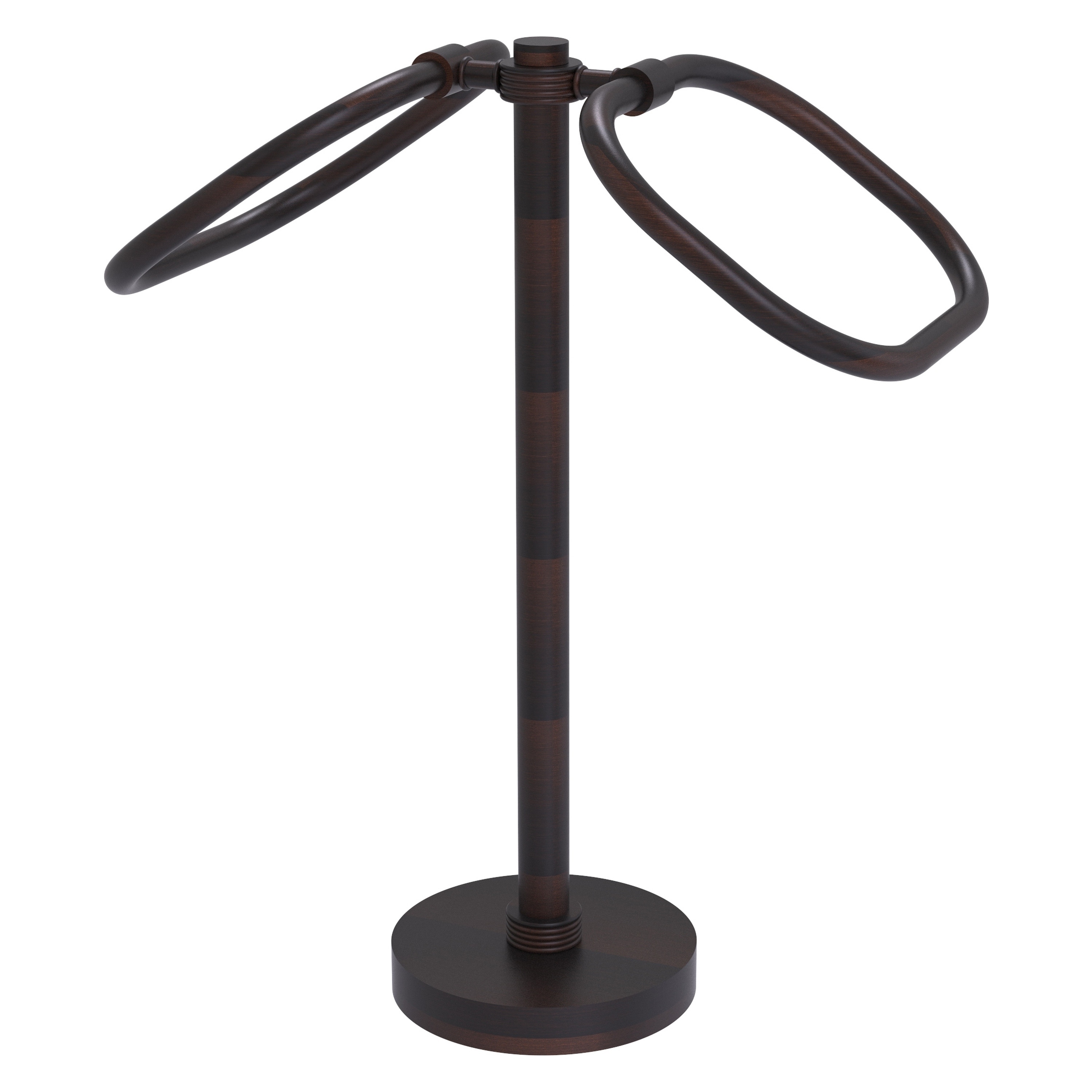 Allied Brass TB-20G-VB Venetian Bronze Freestanding countertop Double Towel Ring