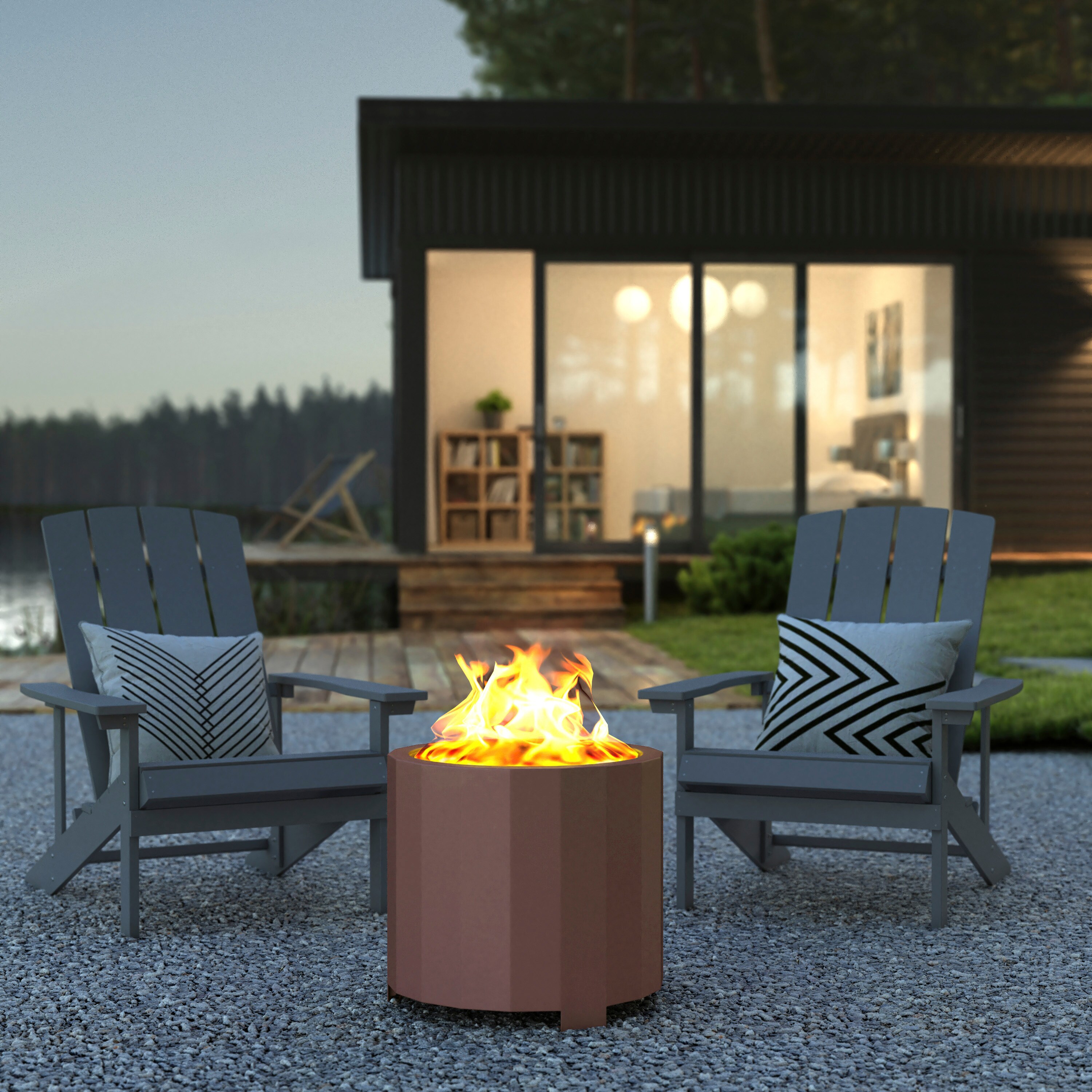 Flash Furniture 196861036163 Outdoor-Woodburning-Firepits - View #7