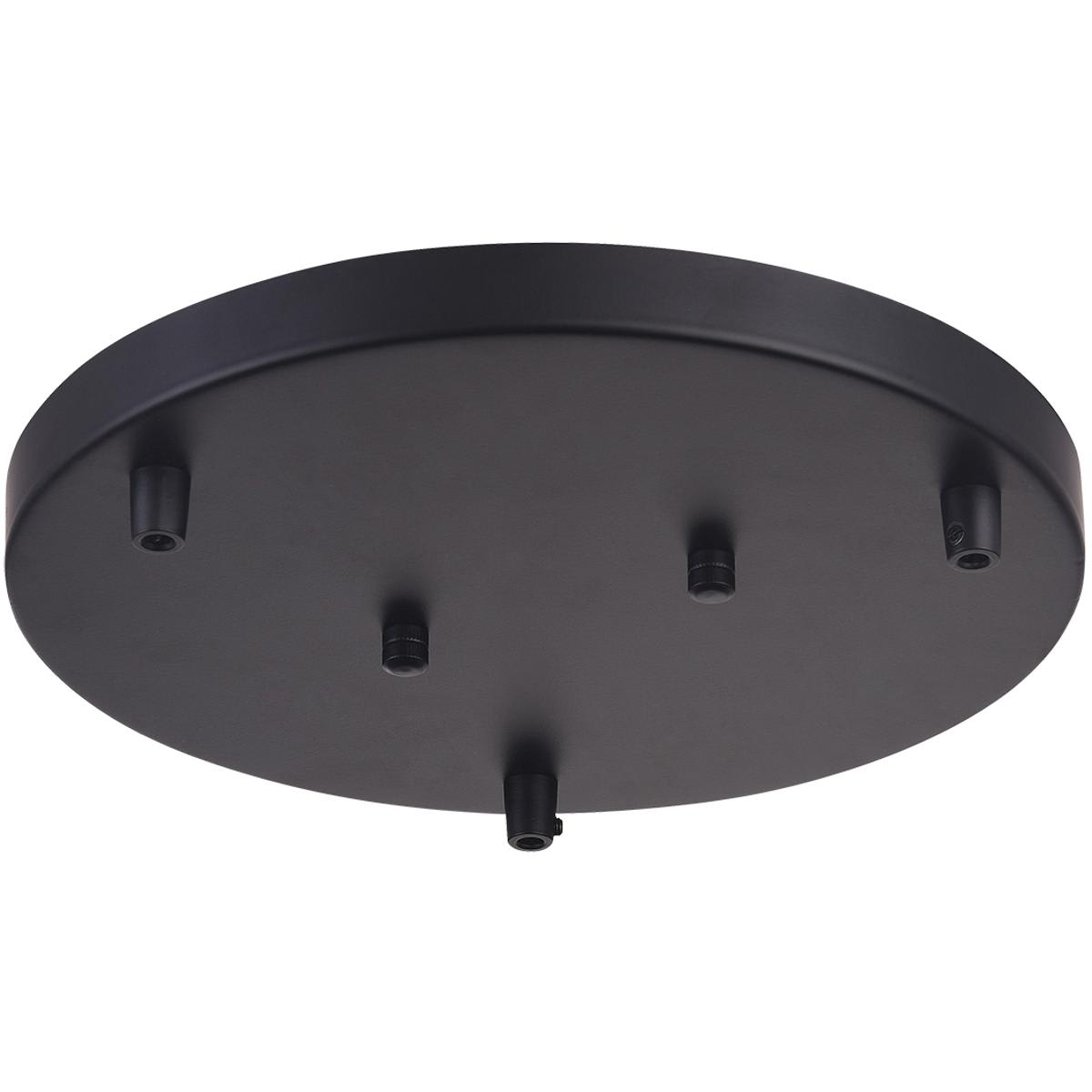 Matteo  Lighting CP0103BK Leo 11 inch Black Multi Ceiling Canopy Ceiling Light