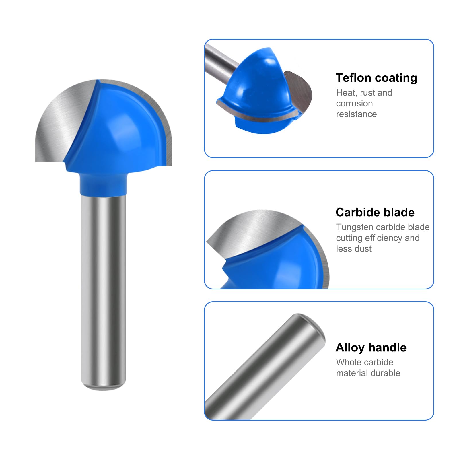SenQWFa LDC0811Q279 Cabinetry-Joinery-Router-Bits - View #6