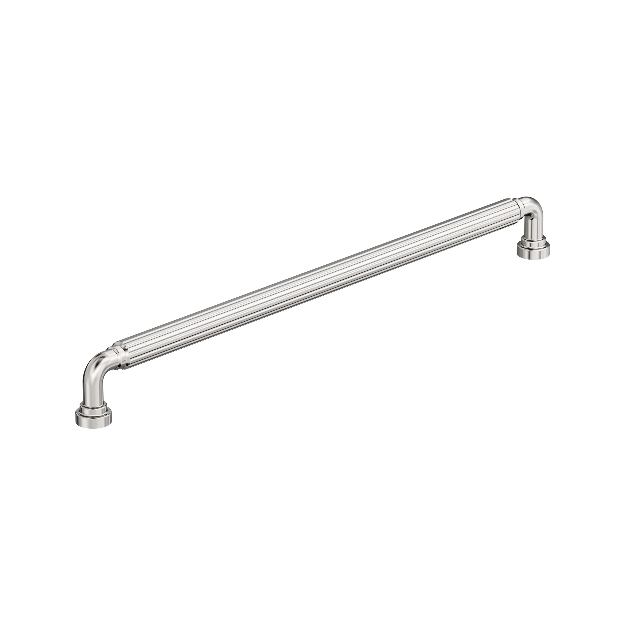 Amerock BP37710PN Cowrie 18-in , 457mm Center to Center Polished Nickel Arch Handle Appliance Pull