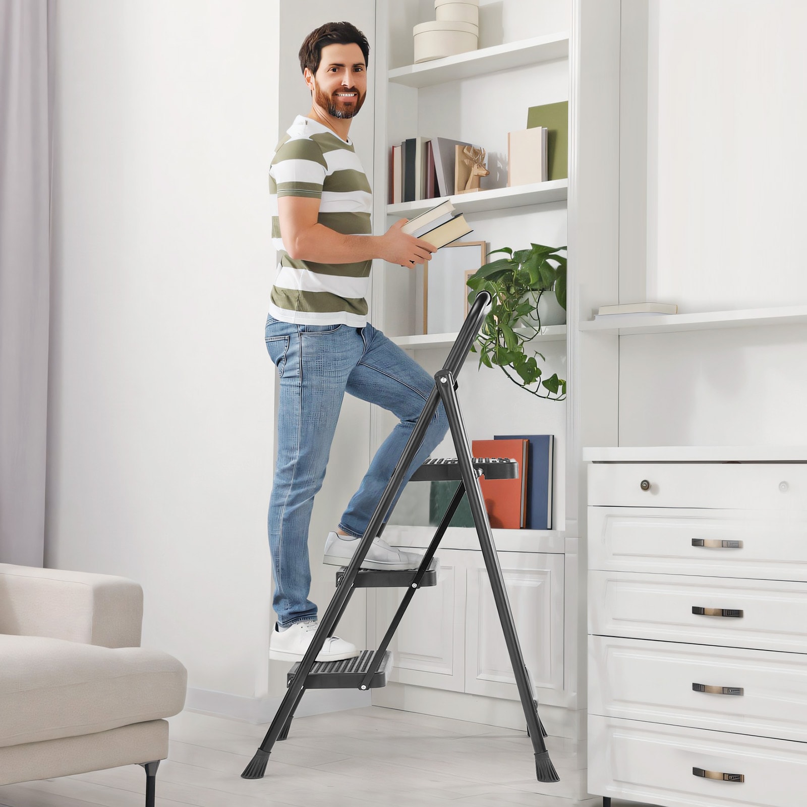 Kahomvis DHS-QPW1-7989 Step-Ladders - View #7