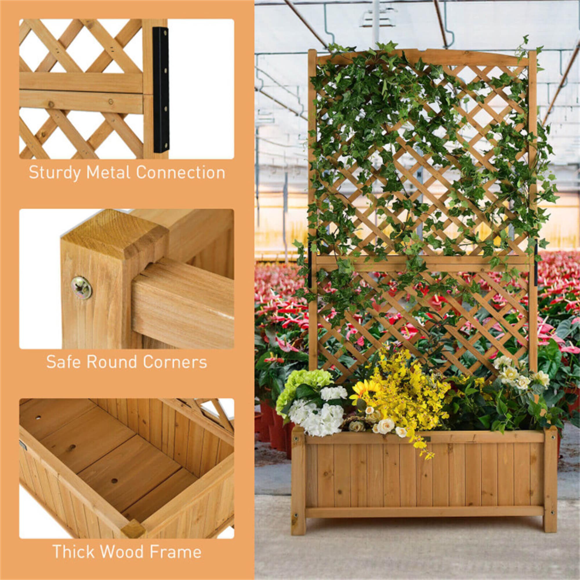 BABOOM BOM-T3923OR-CO Raised-Planter-Boxes - View #5