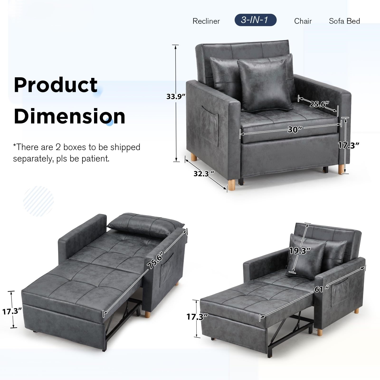 AECOJOY 13048GG-LS01 futons - View #2
