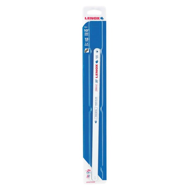 LENOX 10-in Bi-Metal Medium Cut Hacksaw Blade Set LENOX 10-in Bi-Metal Medium Cut Hacksaw Blade Set