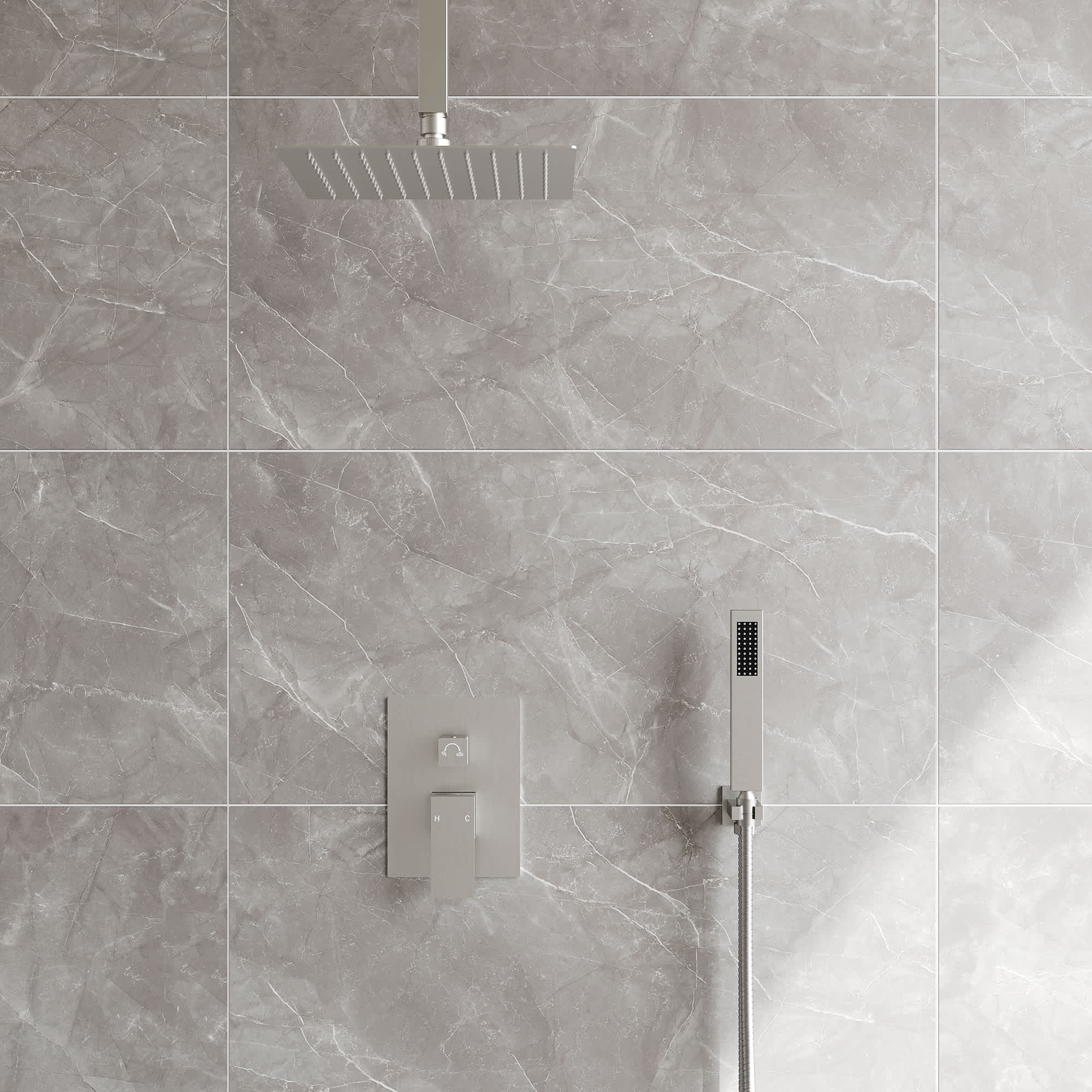 EVERSTEIN SFS1001-NK10 Showerhead-Bar-Panels - View #10