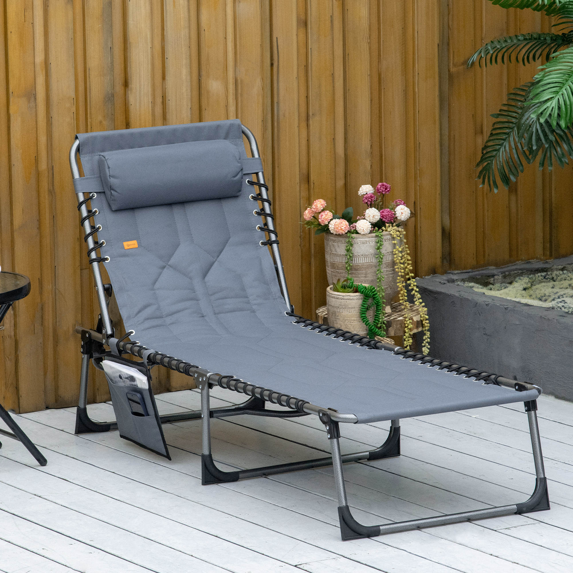 Outsunny 84B-841GY Patio-Chairs - View #2