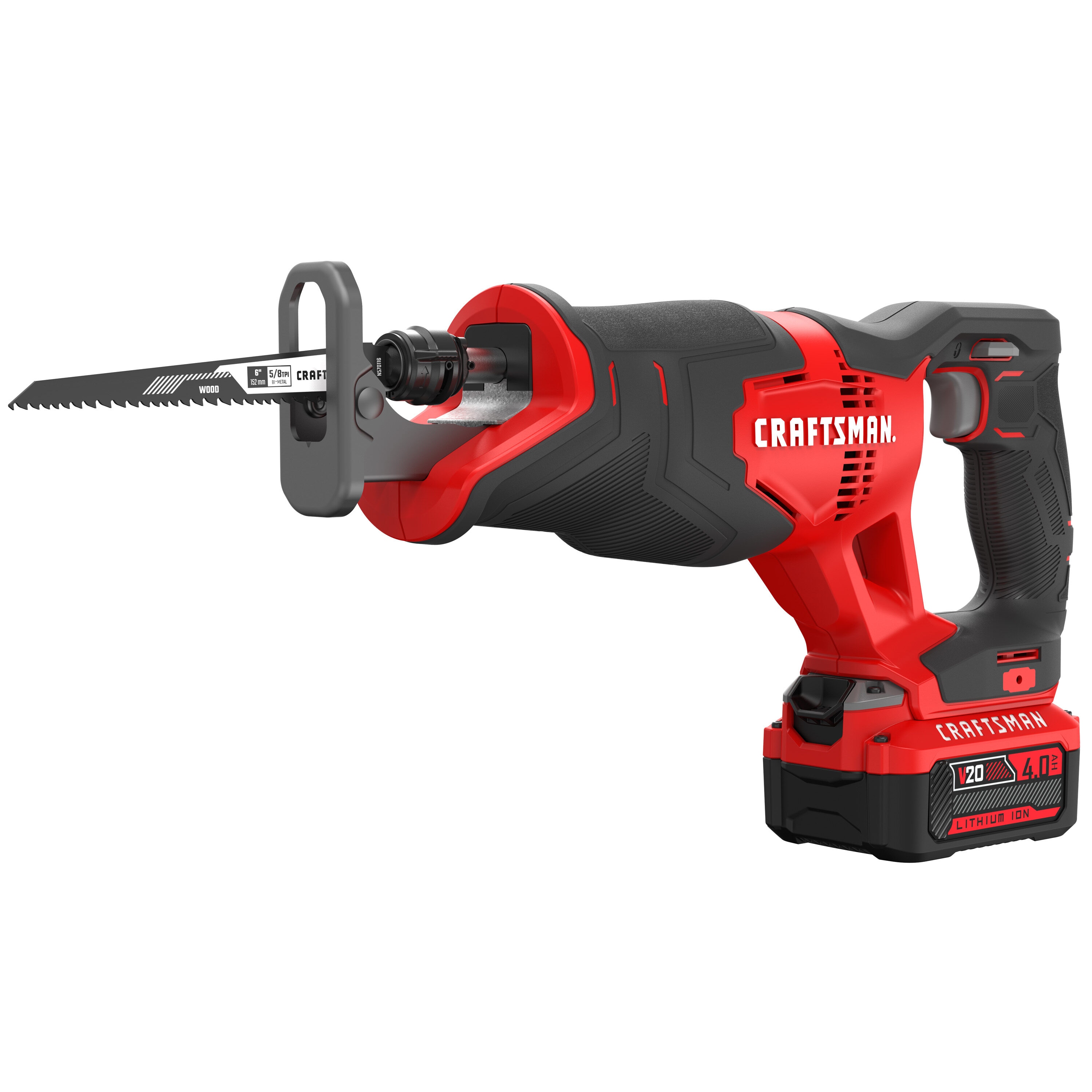 V20 20-volt Max Variable Cordless Reciprocating Saw (Charger Included and Battery Included) | - CRAFTSMAN CMCS300M1