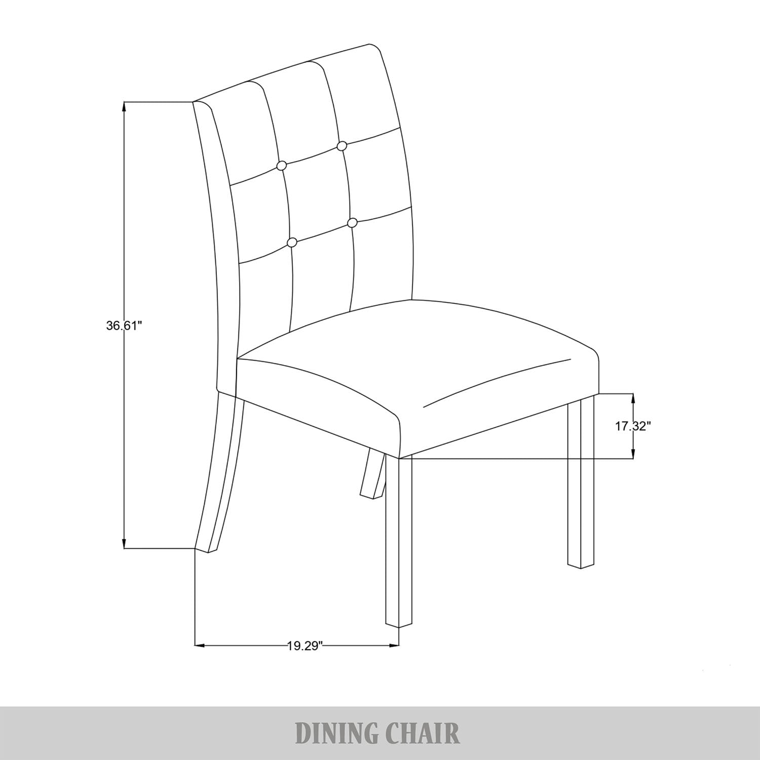 ChaletPosh C3119US-NBL-VV-2X Dining-Chairs - View #11