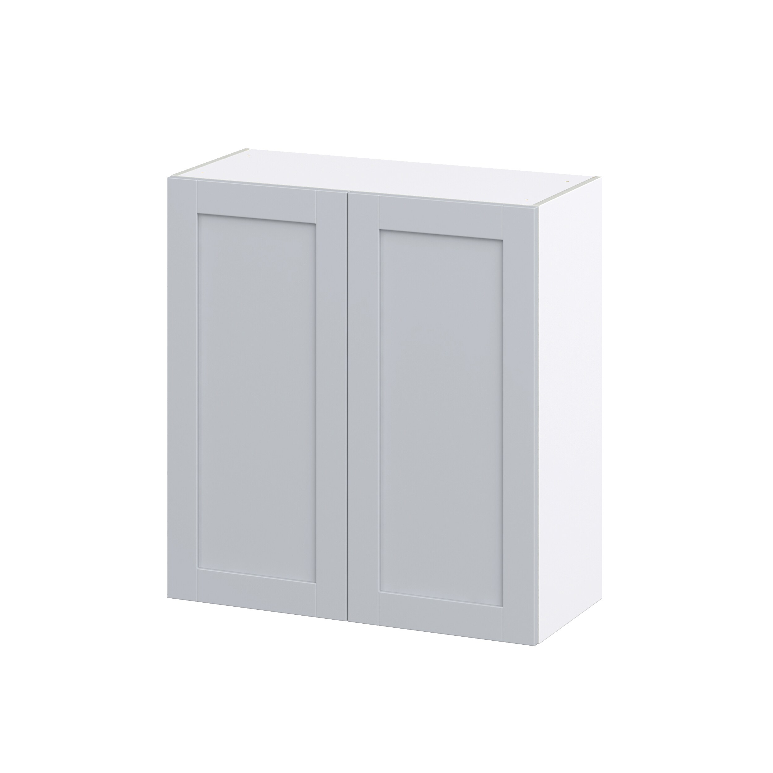 Hugo&Borg DSW3335-CH Charlesberg 33-in W x 35-in H x 14-in D Light Gray Wall Fully assembled Cabinet (Recessed Panel Shaker)