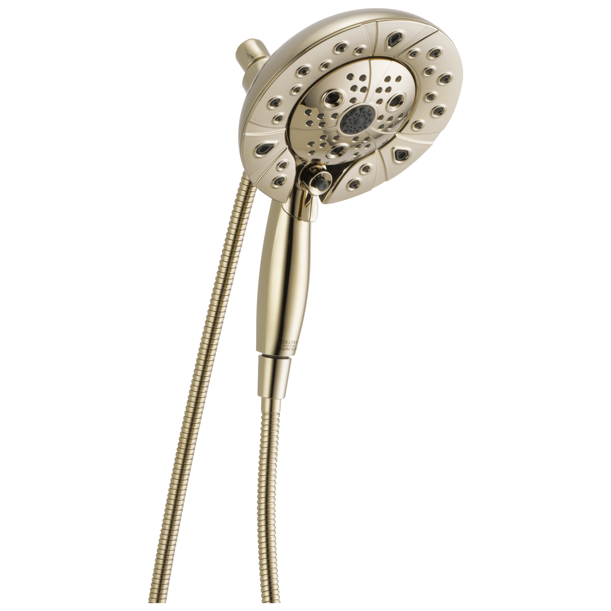 Delta 58480-PN-PK Universal Showering Components 5.0 -Spray Polished Nickel 6.8750-in Round Dual/Combo Shower Head 1.75 GPM