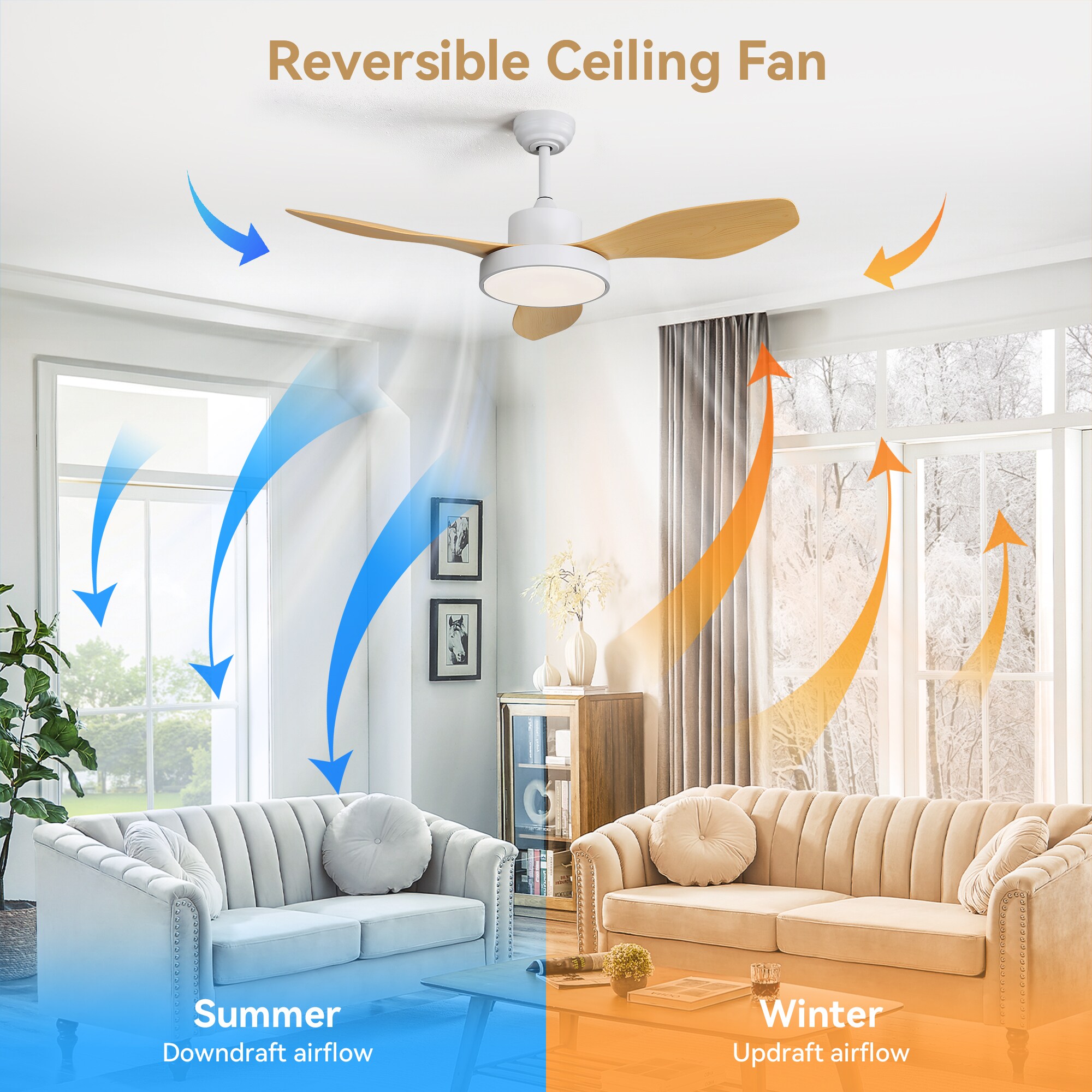 LUXEYARD DS-M-W934P288500 Ceiling-Fans - View #4