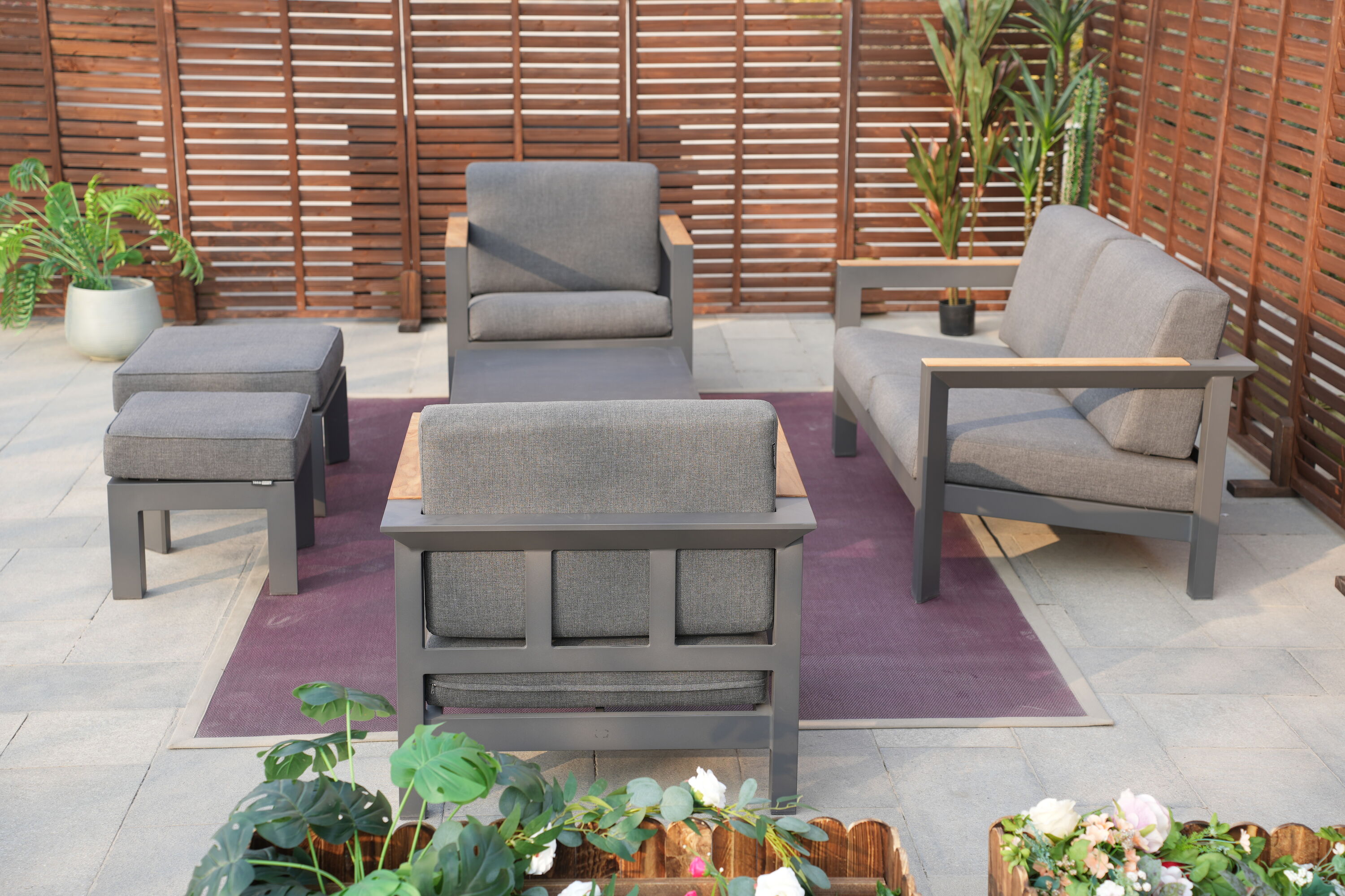 Direct Wicker DWS-2326LS2SCTA&27F Patio-Conversation-Sets - View #9