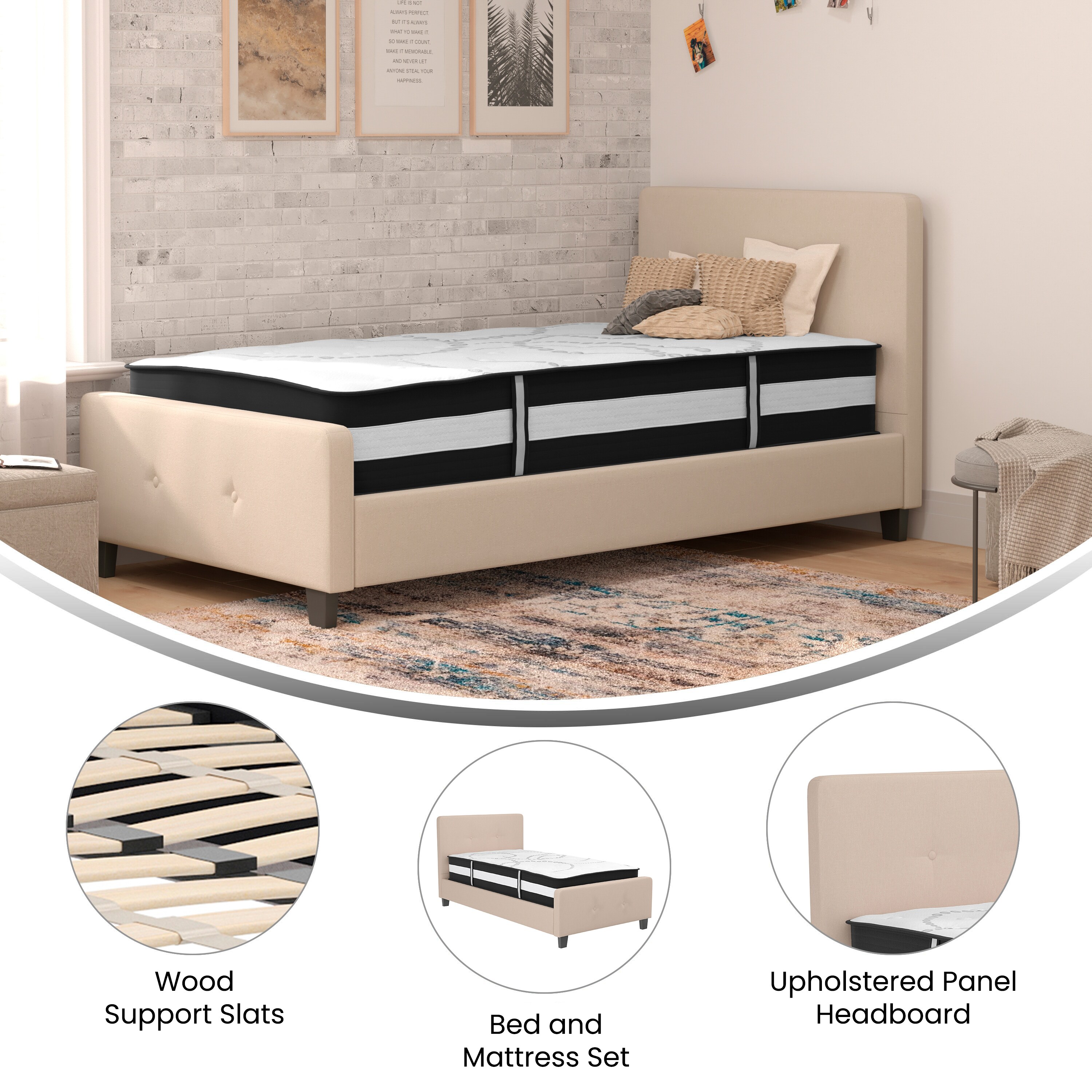 Flash Furniture 889142254515 beds - View #3