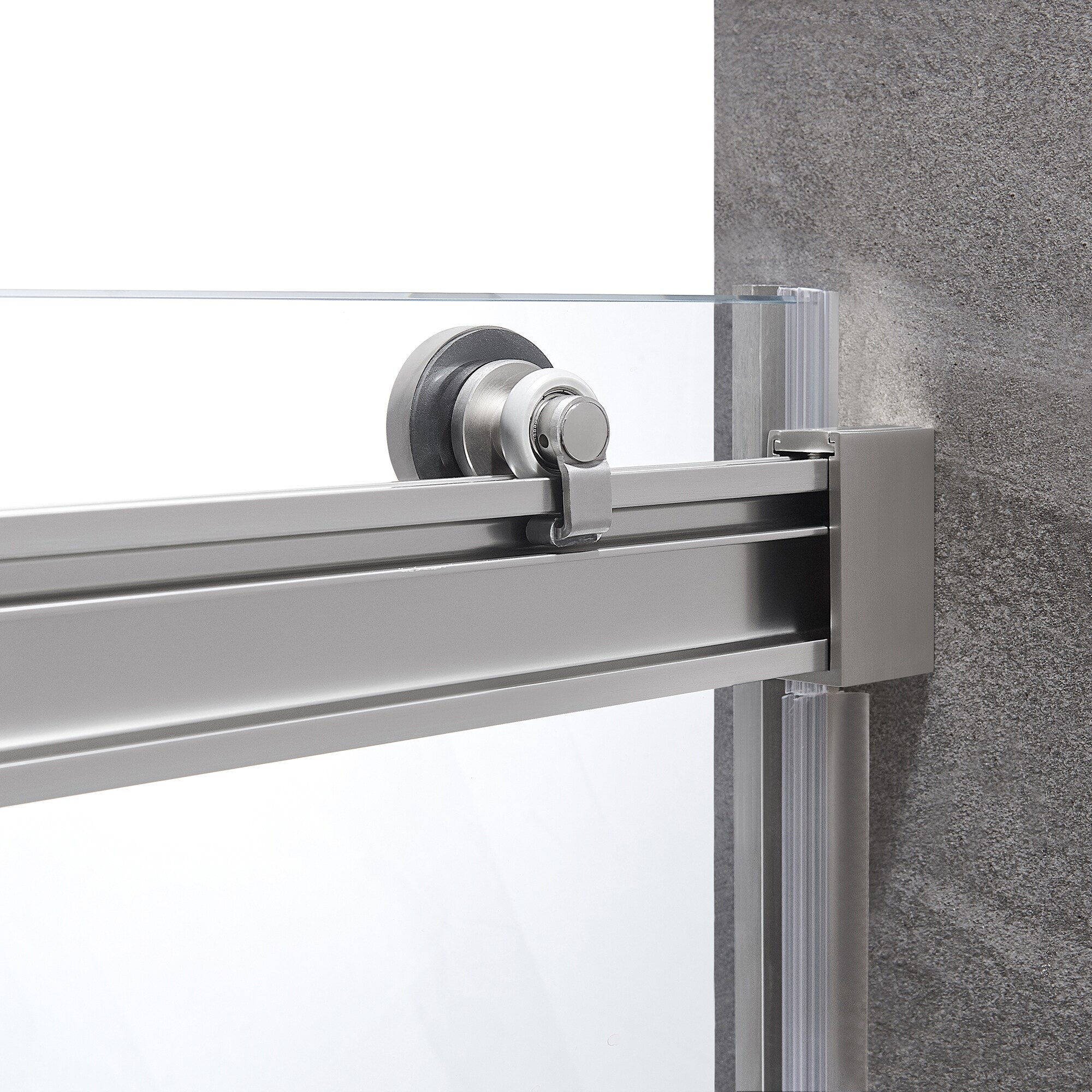 OVE Decors Glenna Satin Nickel 59-1/16-in to 60-in x 78.75-in Frameless ...