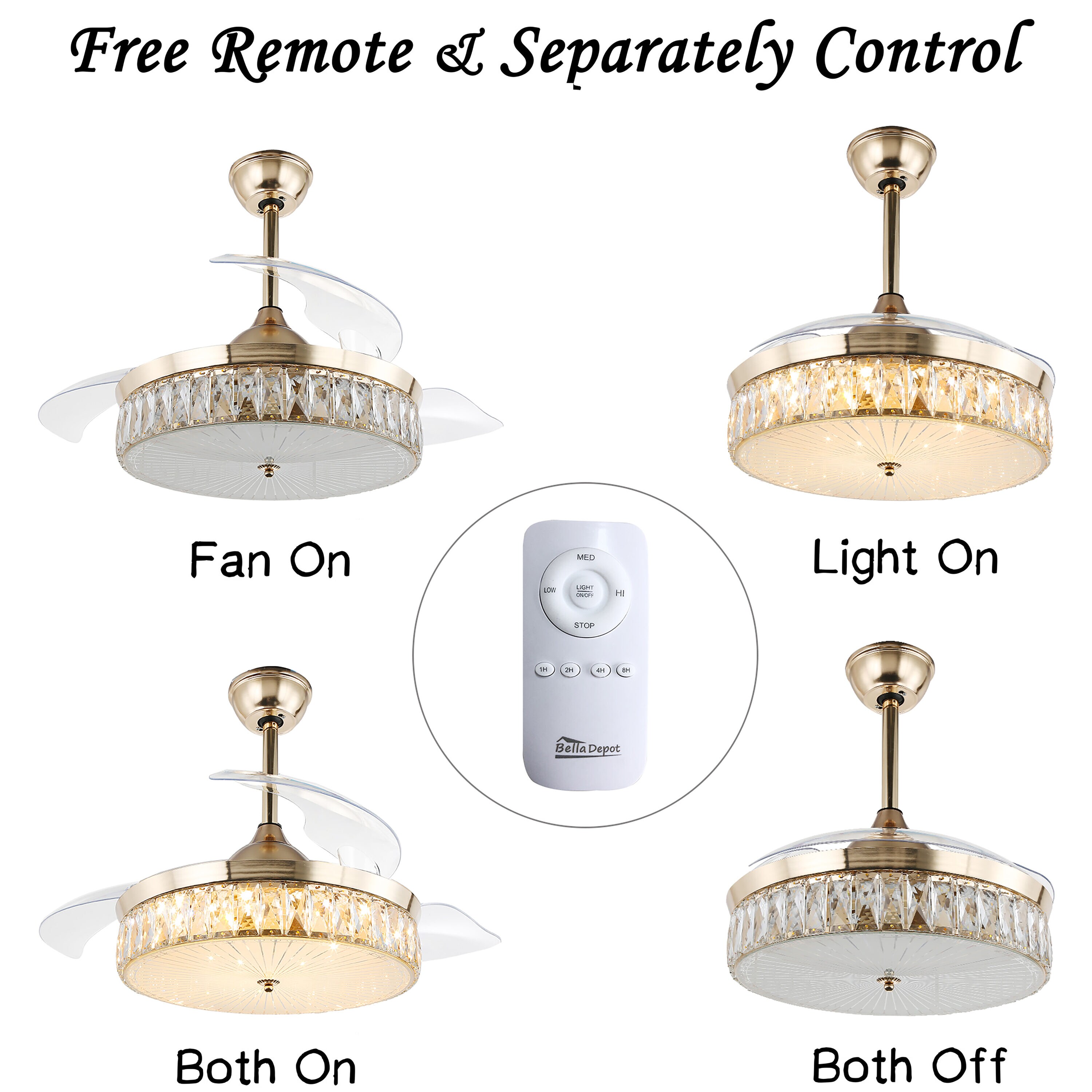Bella Depot BD4210-G Ceiling-Fans - View #4