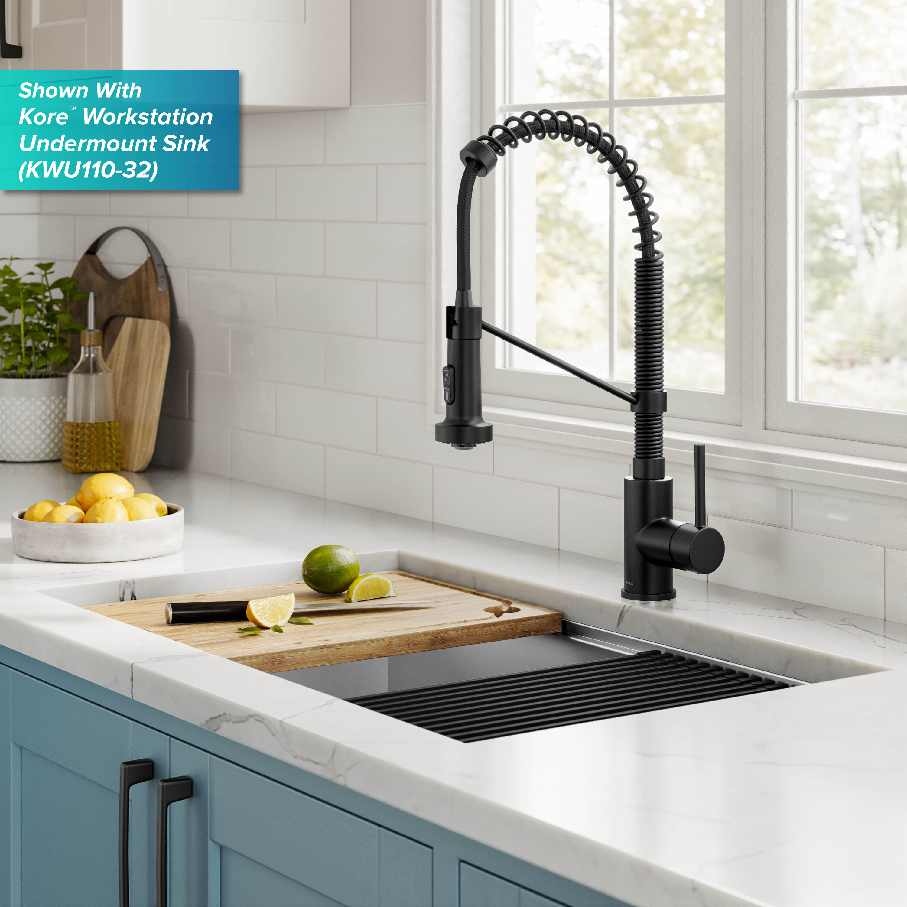 Kraus KSF-1610MB Kitchen-Faucets - View #16