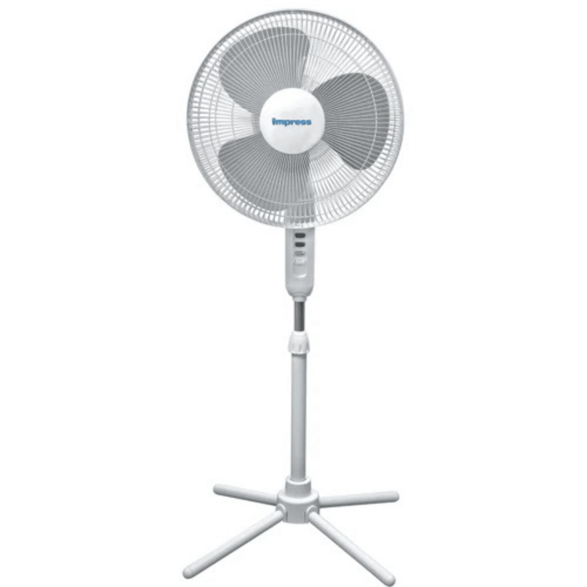 Siavonce XHHAYGSP 16-in 1 -Volt Indoor White Oscillating Floor Fan Battery Not Included Charger Not Included