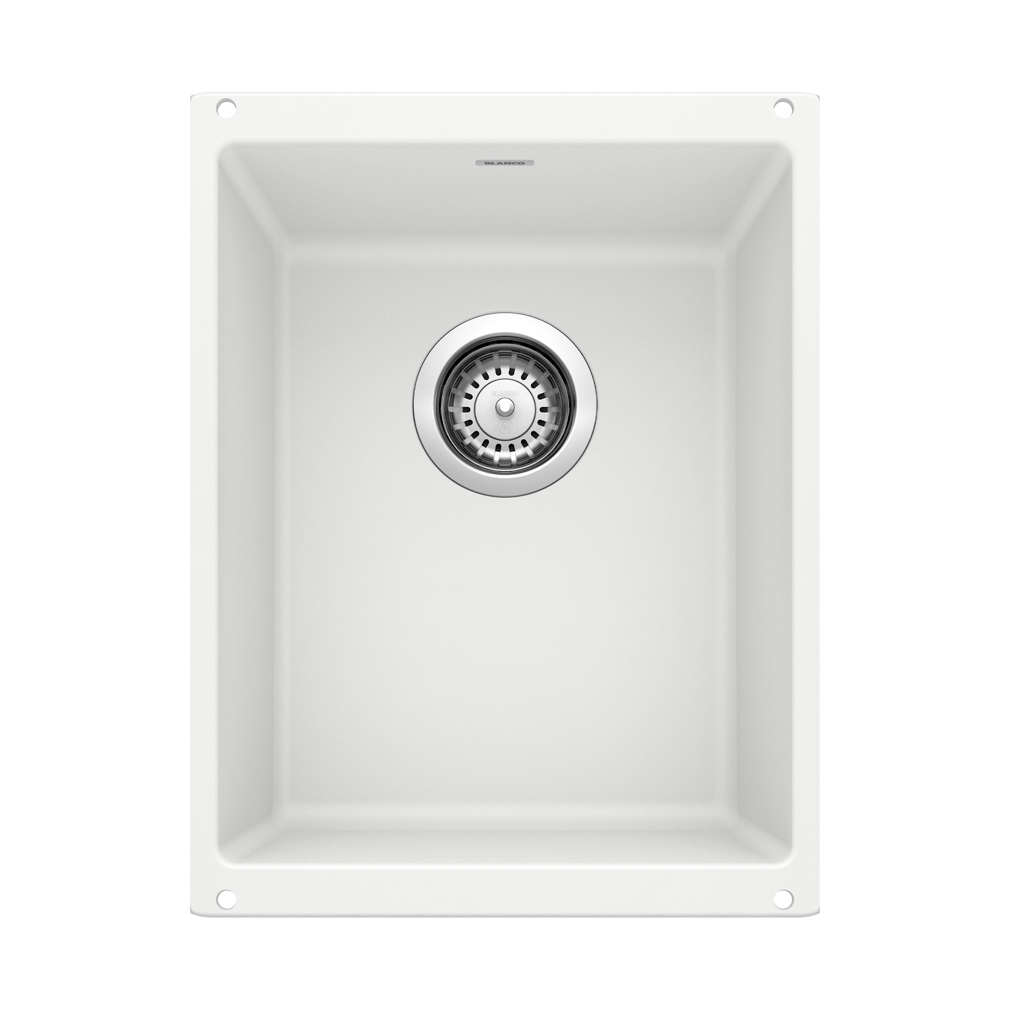 BLANCO 513422 Precis 13.75-in L x 18.11-in W Granite No Faucet Hole Undermount Residential Bar Sink