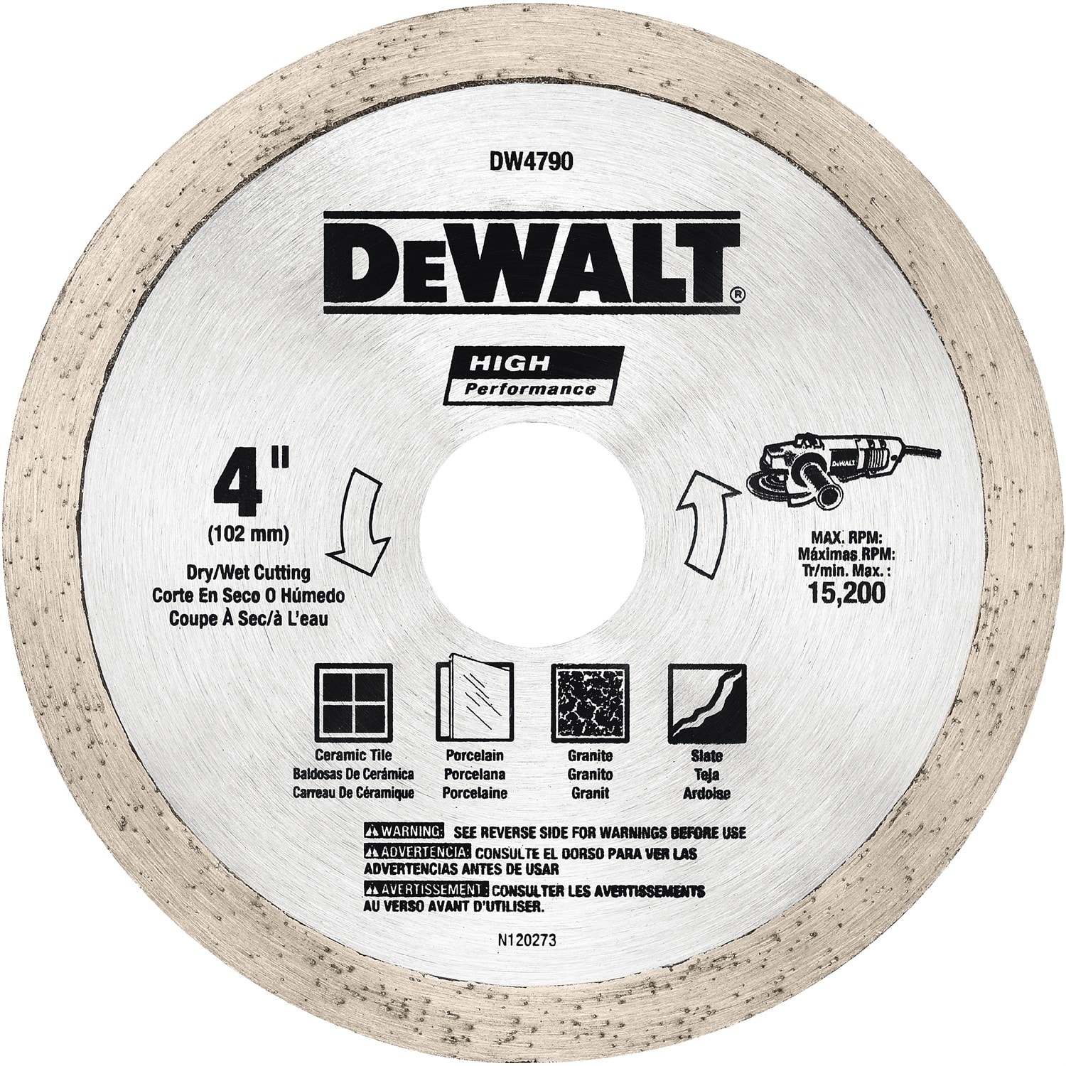 DEWALT 4-in Aluminum Oxide Grinding Wheel in the Abrasive Wheels department  at