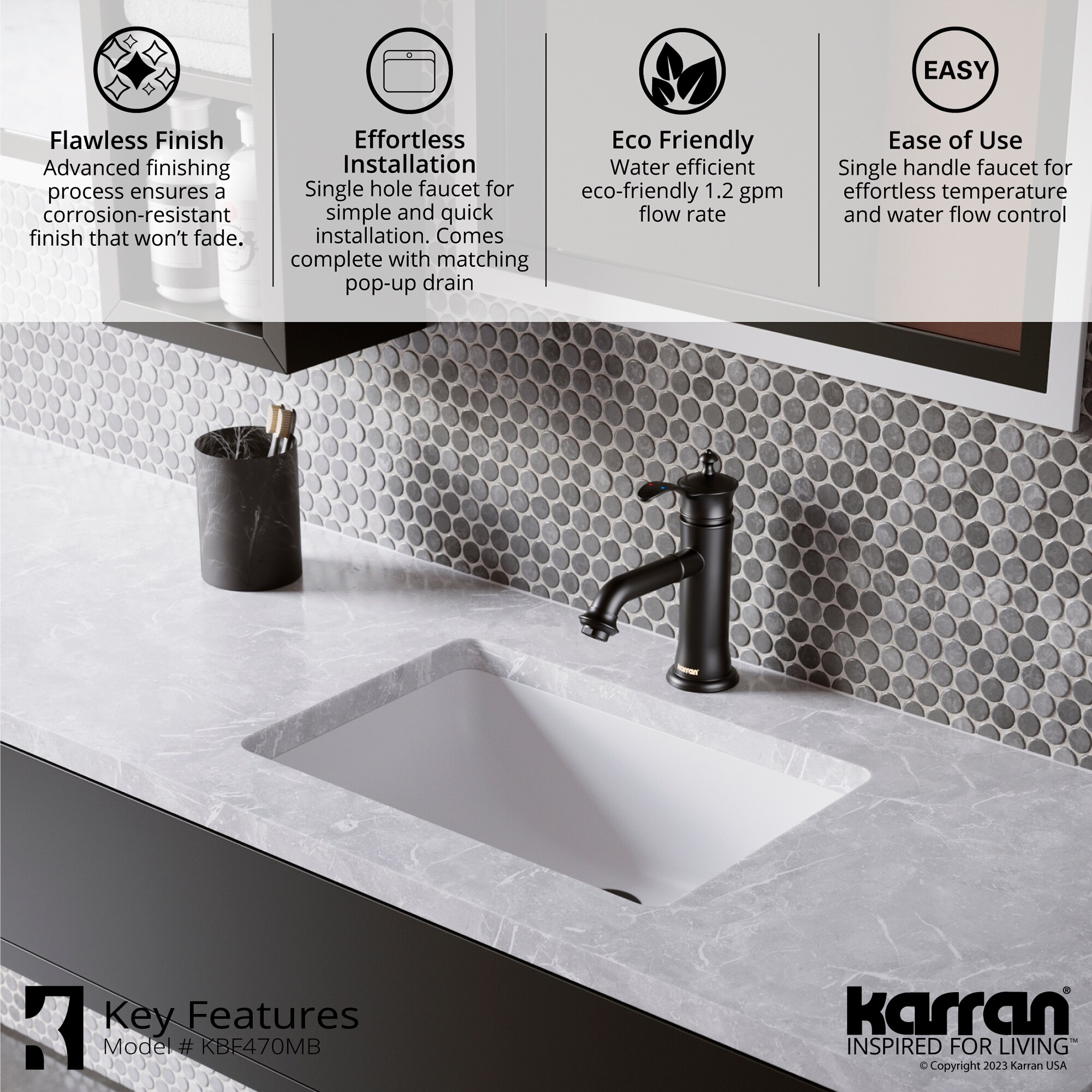 Karran KBF470MB Lavatory-Faucets - View #6