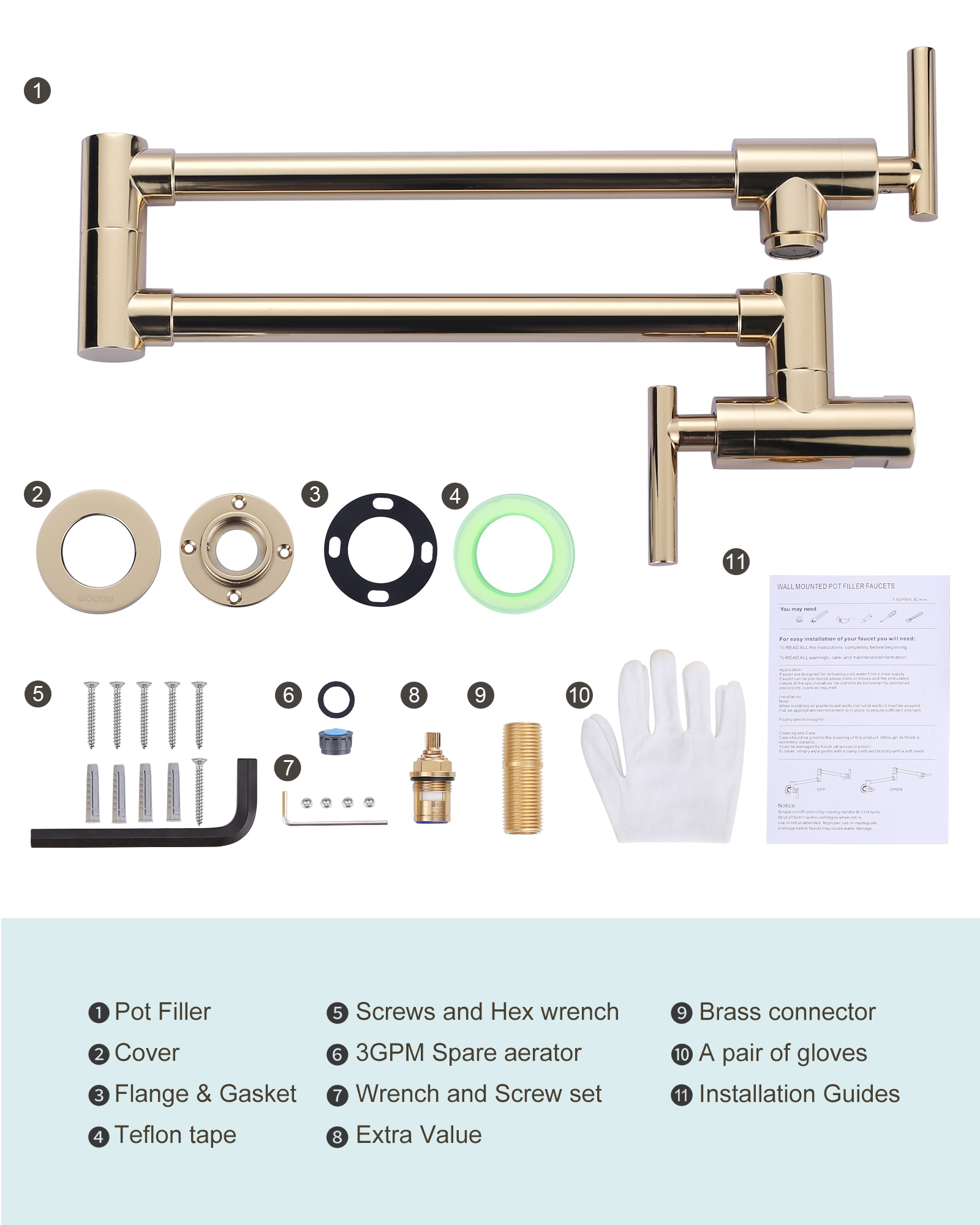 WOWOW 2311200PD Kitchen-Faucets - View #7